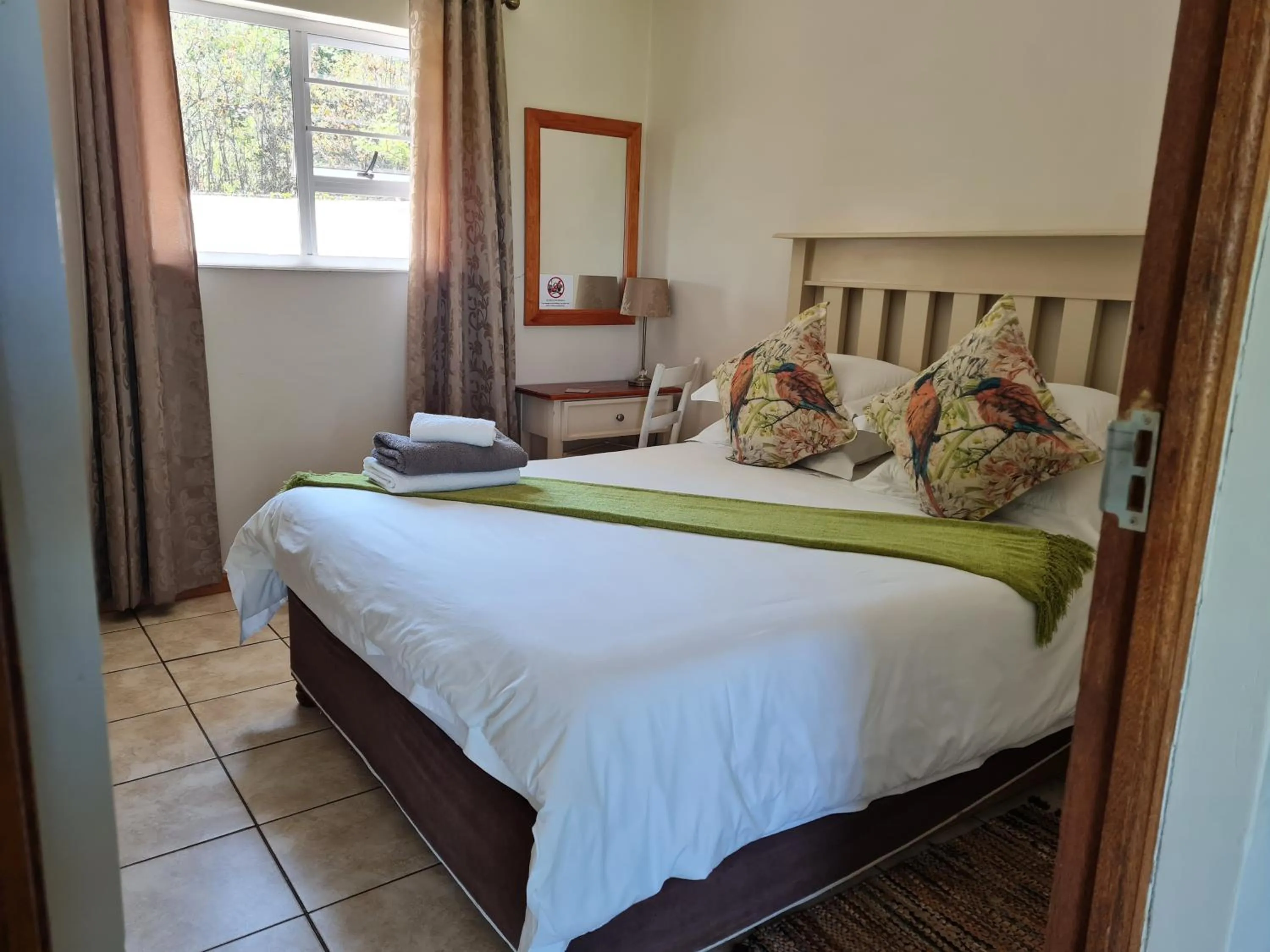 Bed in a Dam's View Accommodation