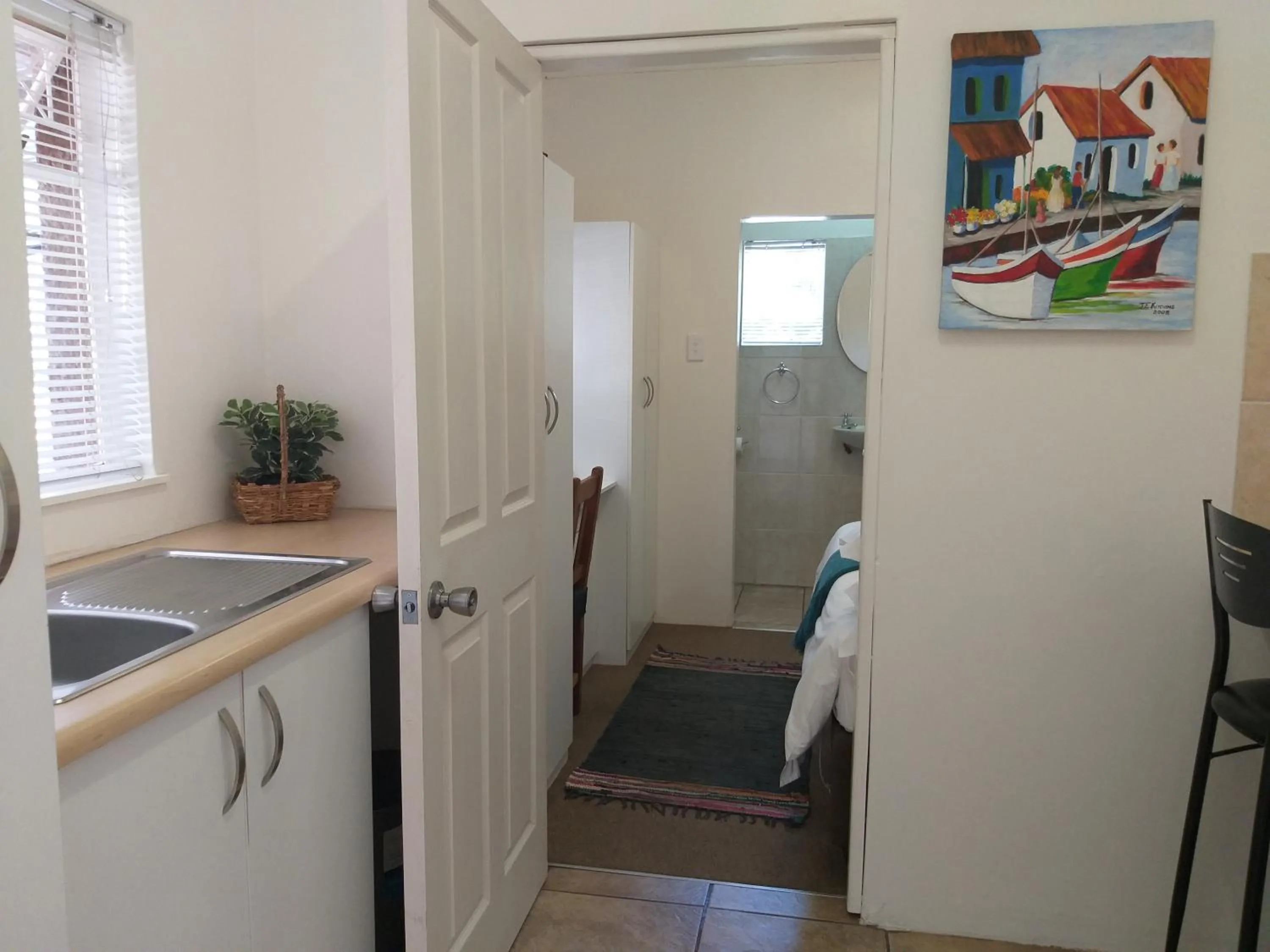 Bed in a Dam's View Accommodation