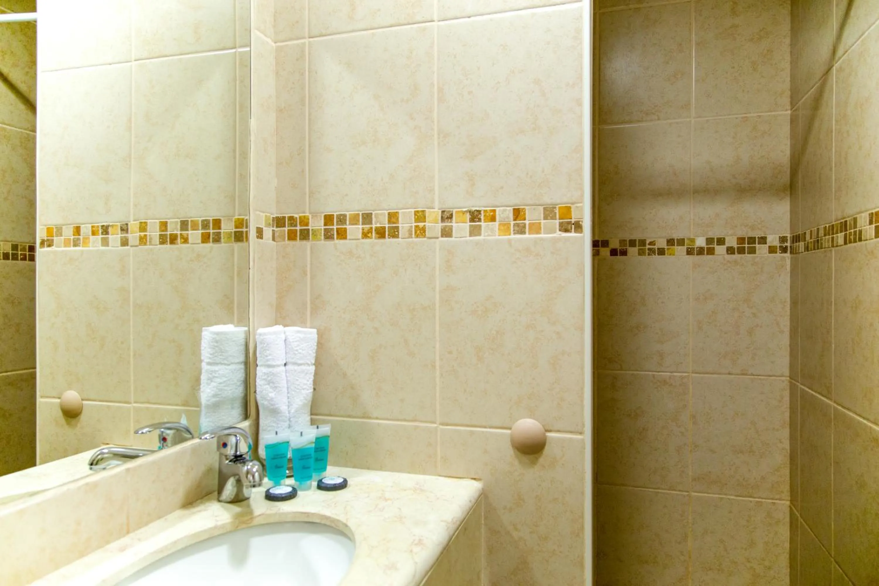 Bathroom in Motel Aviv