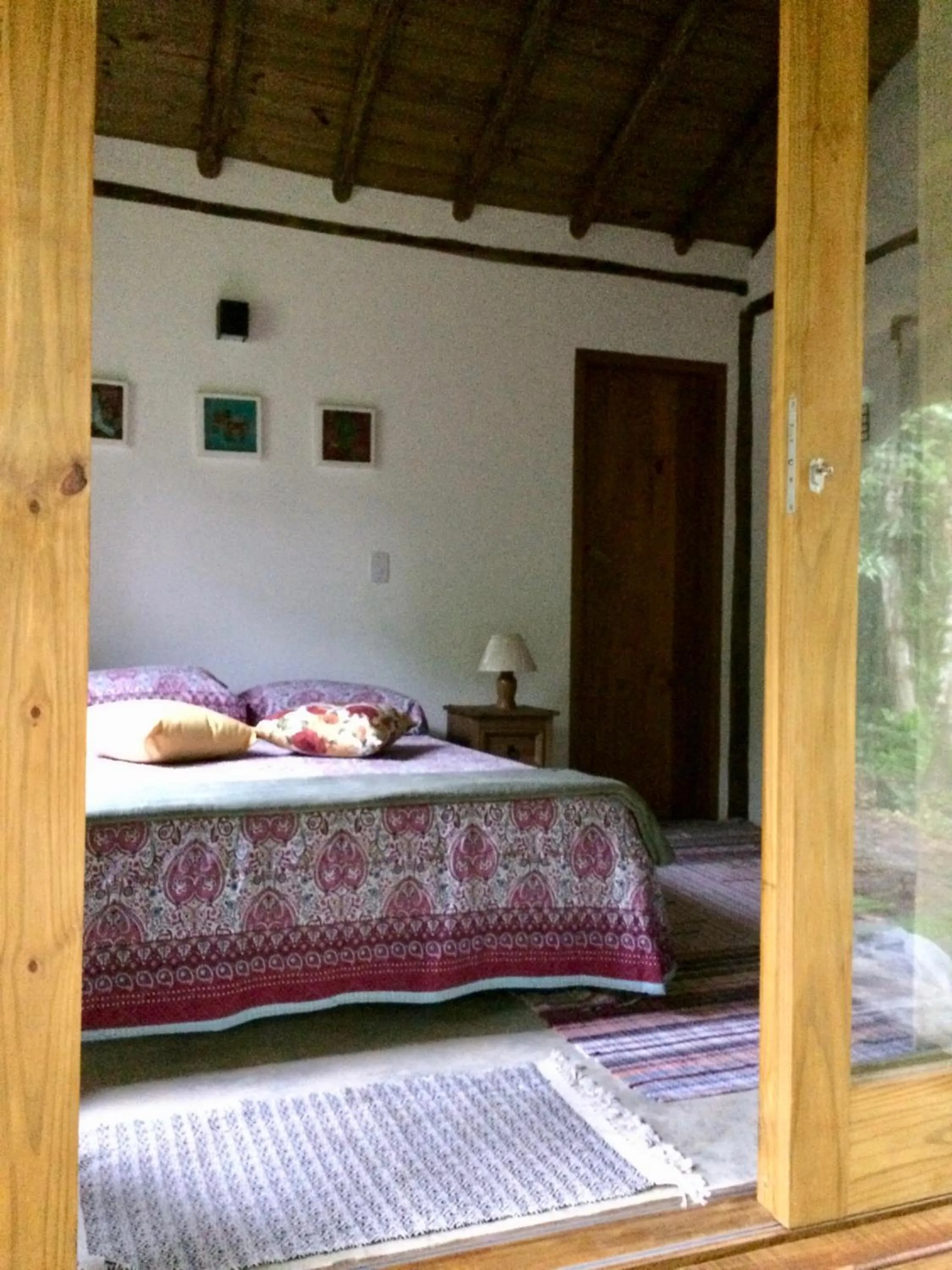 Bed in Eco Chalés Caminho das Águas
