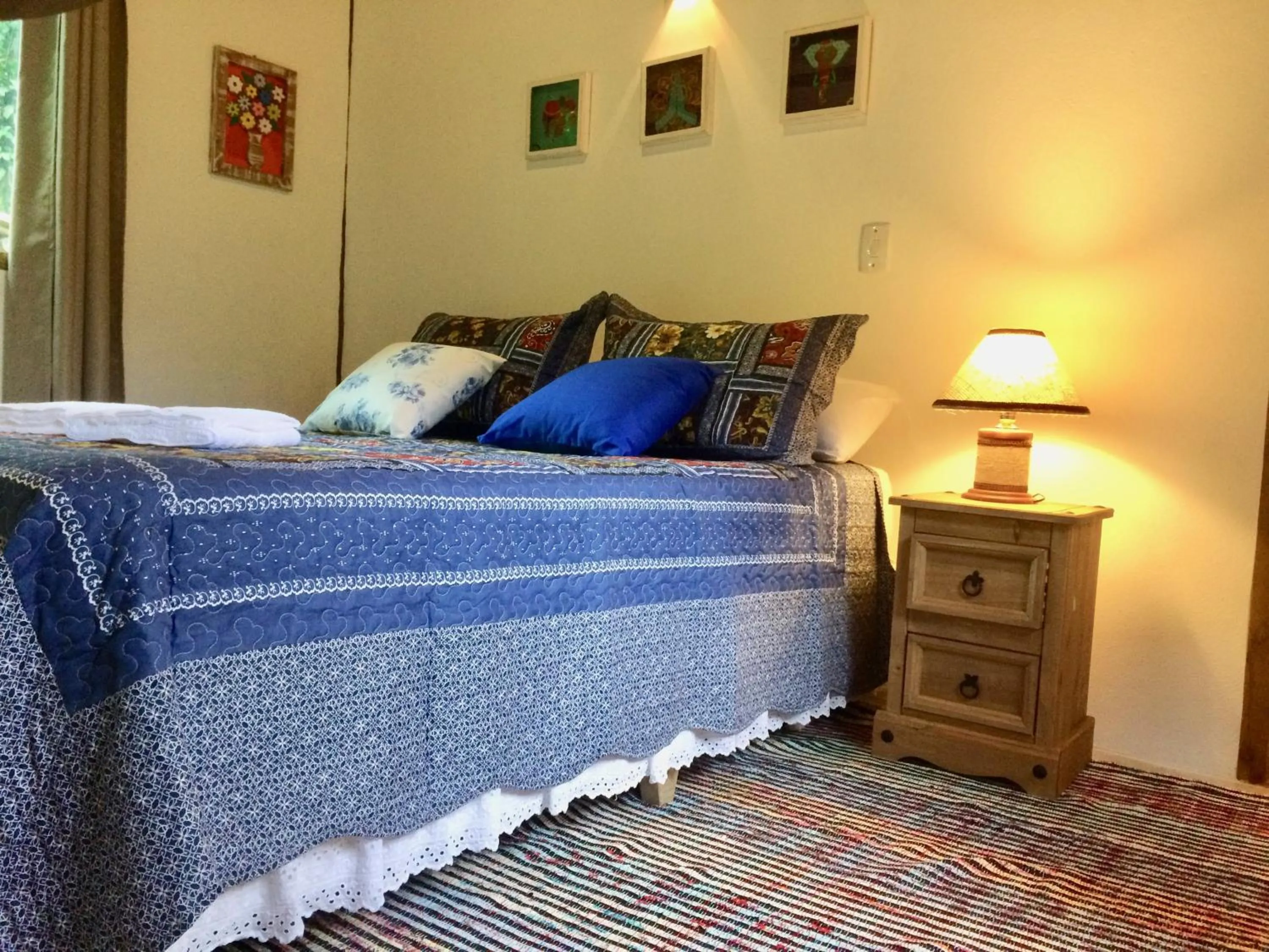 Bed in Eco Chalés Caminho das Águas