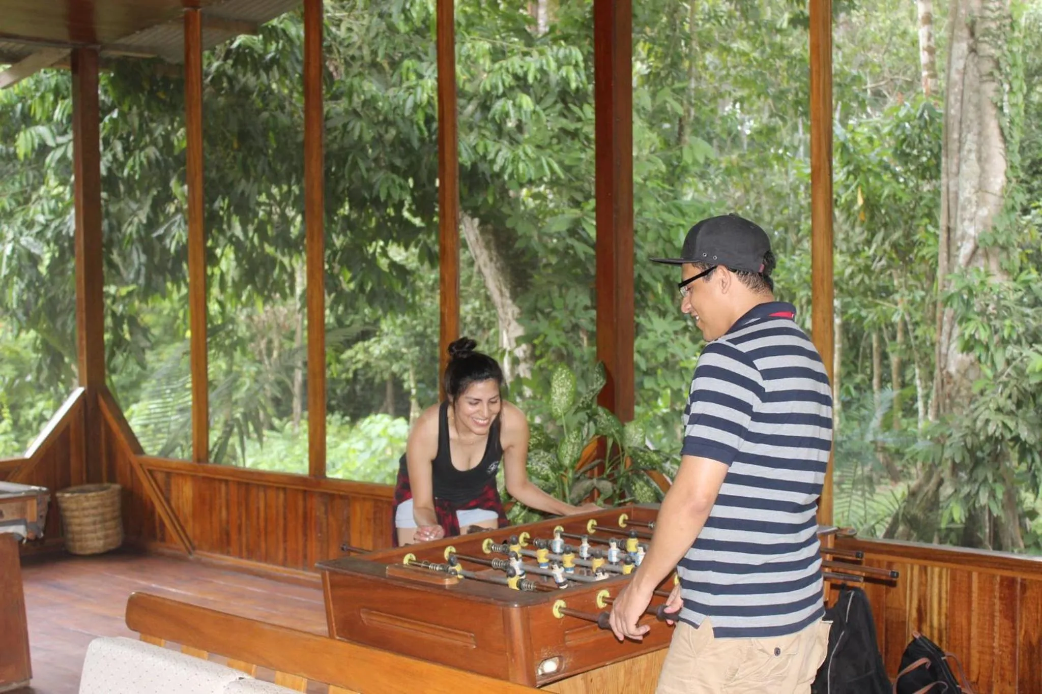 Game Room in Monte Amazonico Lodge