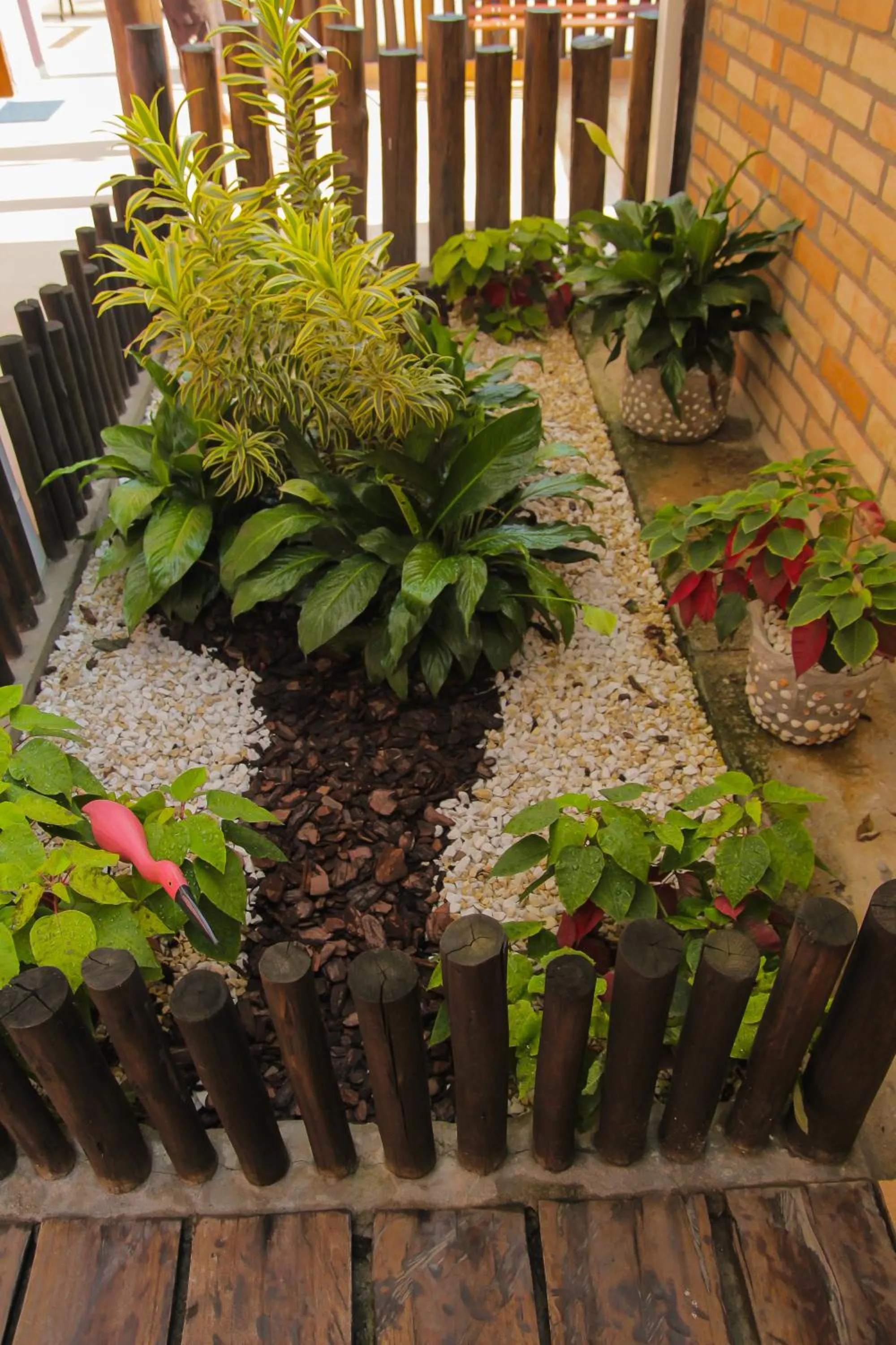 Garden in Pousada Parapuã
