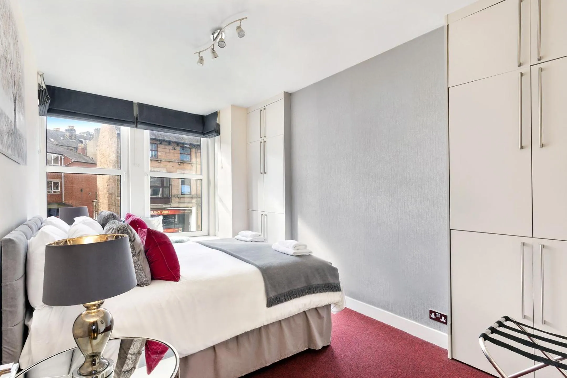 Bedroom, Bed in Granville Apartments Harrogate