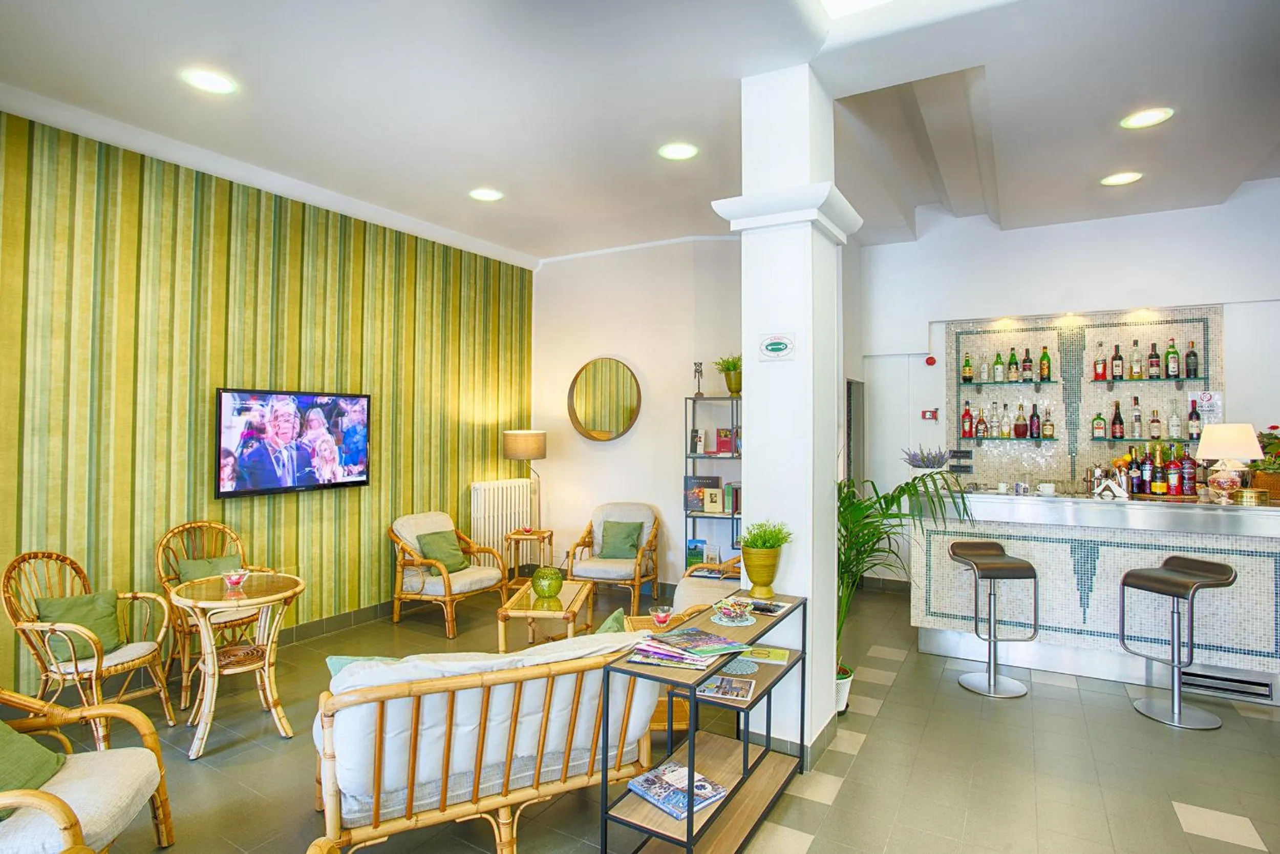 Lobby or reception in Albergo Villa Lucia