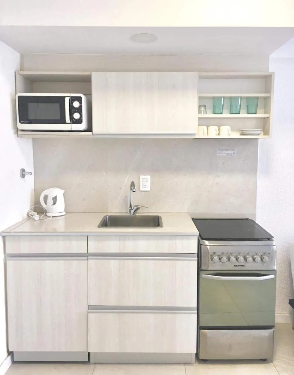 Kitchen or kitchenette in Apart Amabile Sul Mare