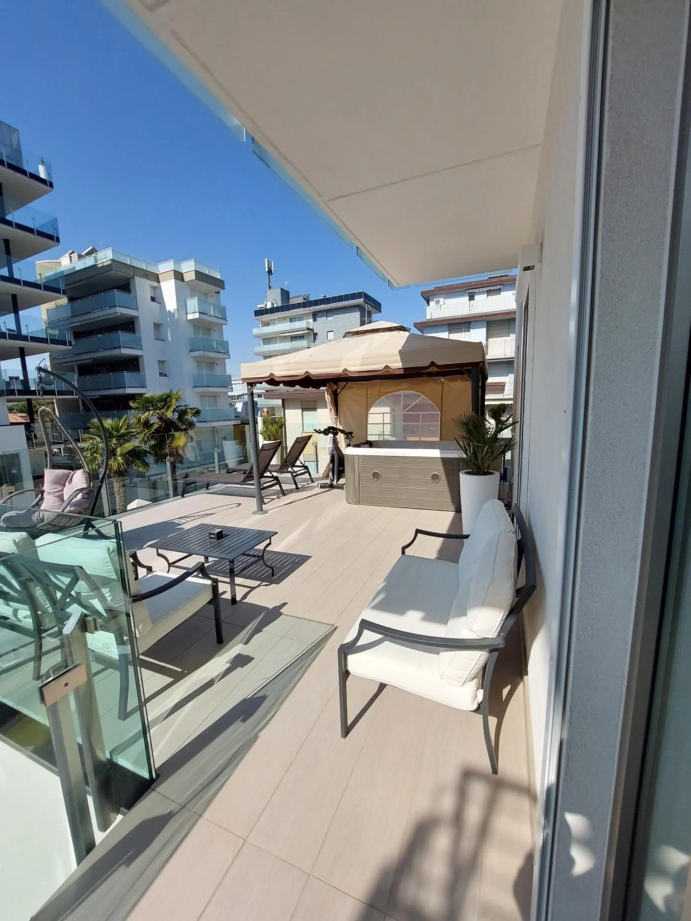 Balcony/Terrace in Hotel Rossini 4S