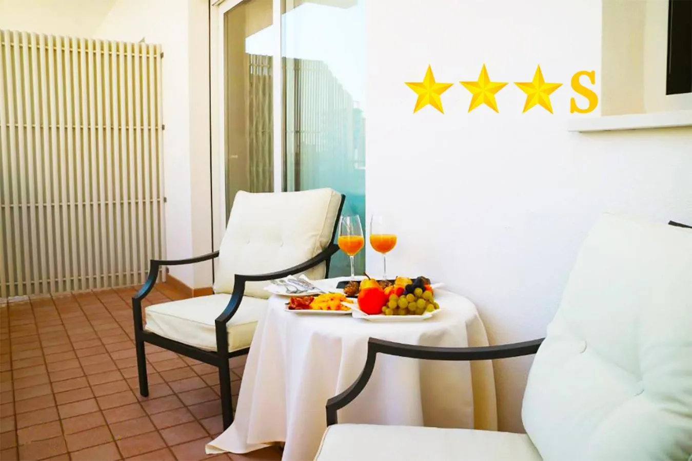 Balcony/Terrace in Hotel Rossini 4S