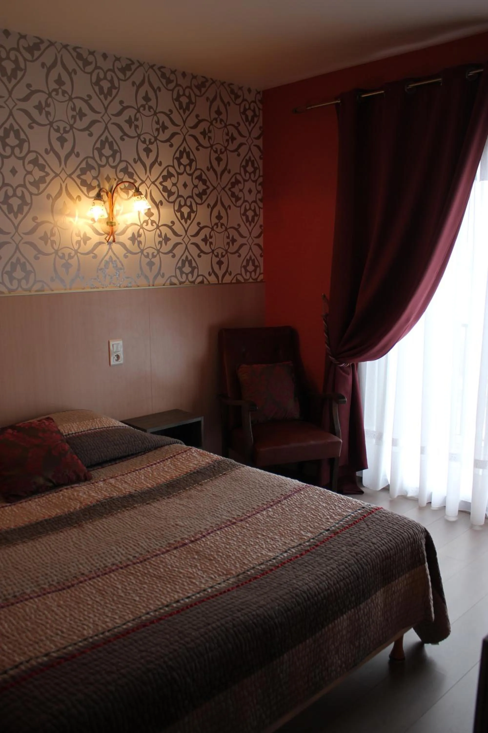 Bed in Hôtel Restaurant le Panorama