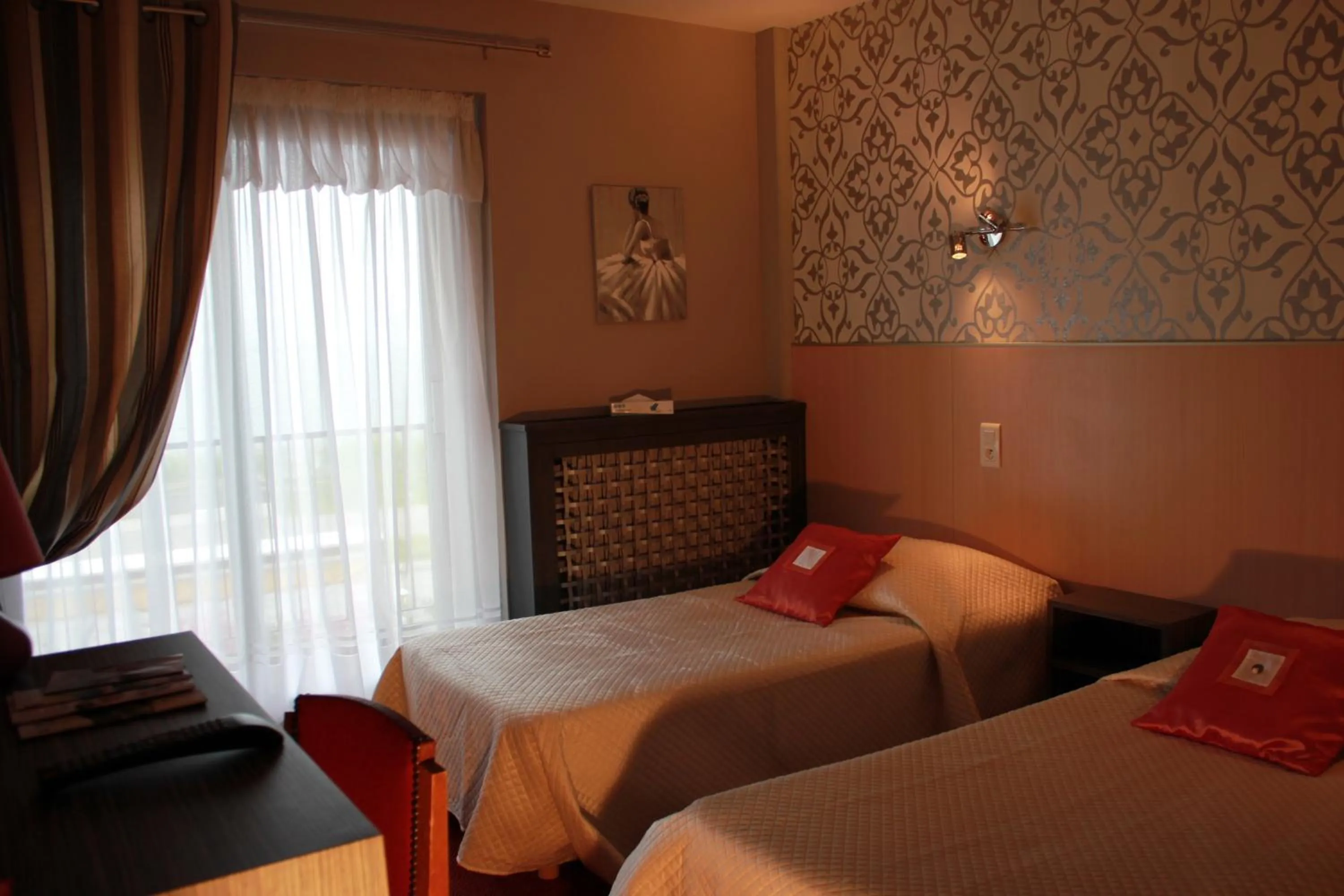 Bed in Hôtel Restaurant le Panorama