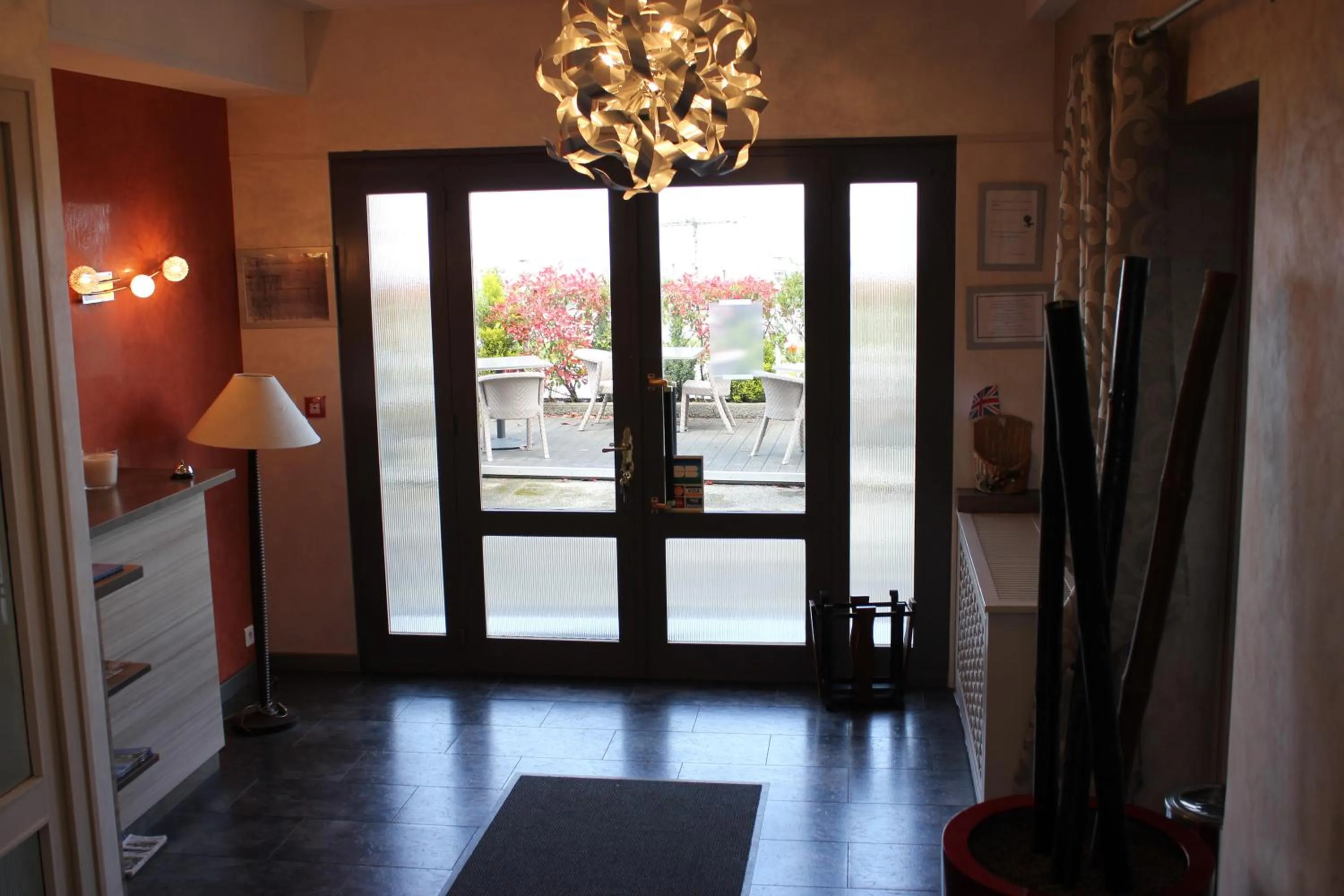 Decorative detail in Hôtel Restaurant le Panorama