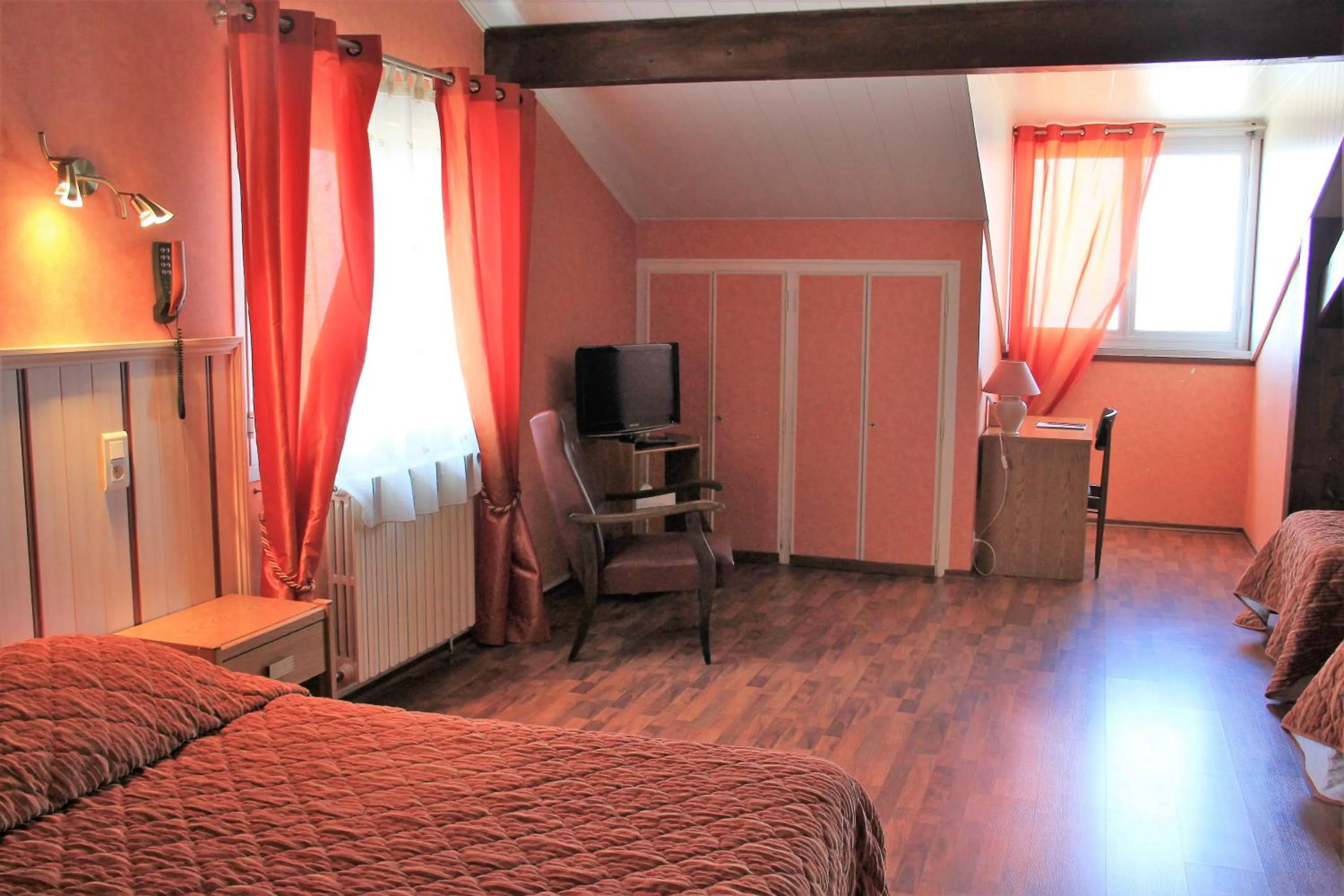 Bed in Hôtel Restaurant le Panorama