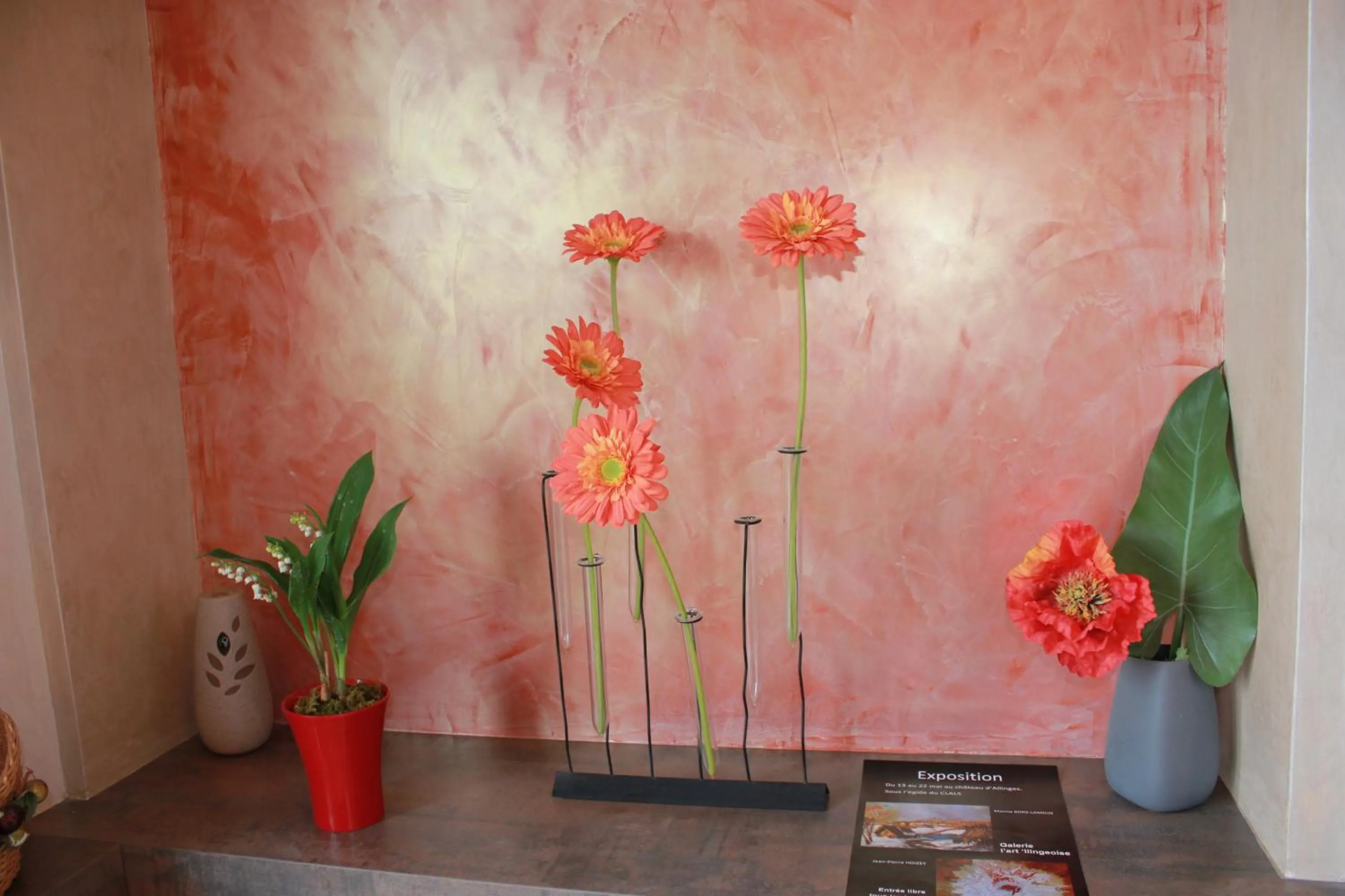 Decorative detail in Hôtel Restaurant le Panorama