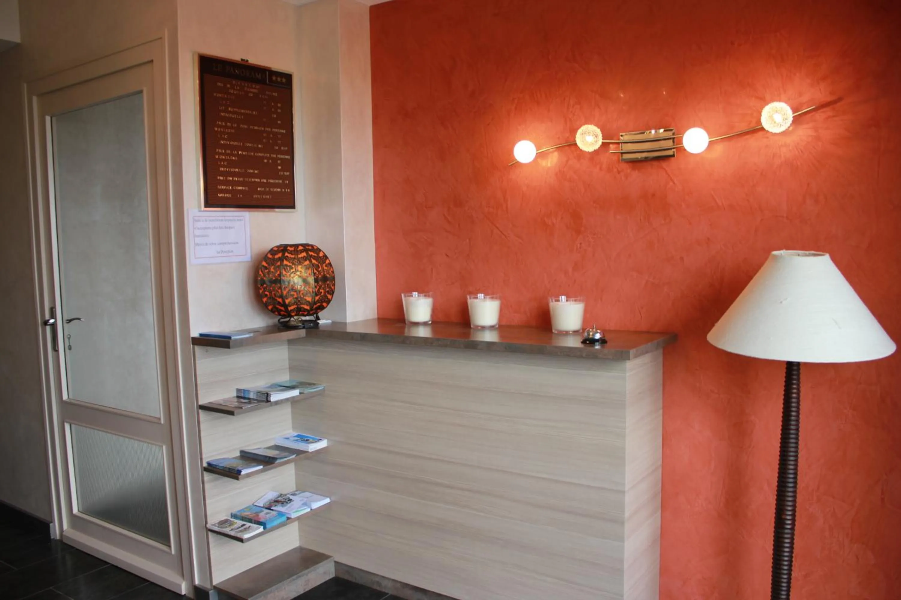 Decorative detail in Hôtel Restaurant le Panorama