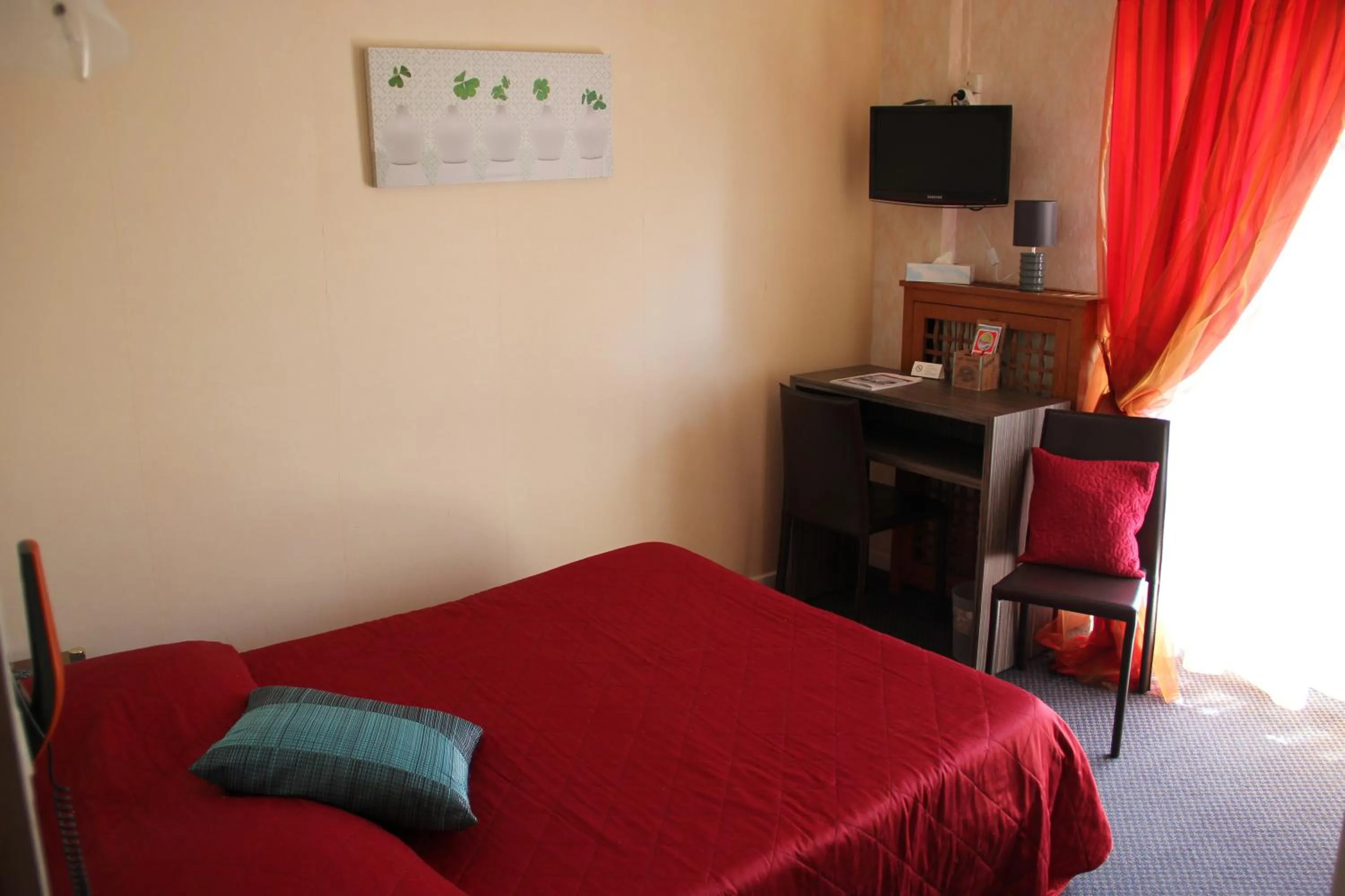 Bed in Hôtel Restaurant le Panorama