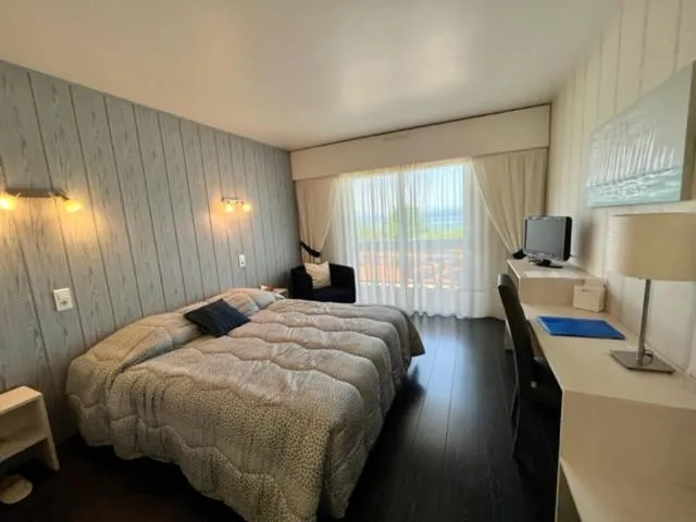 Bed in Hôtel Restaurant le Panorama