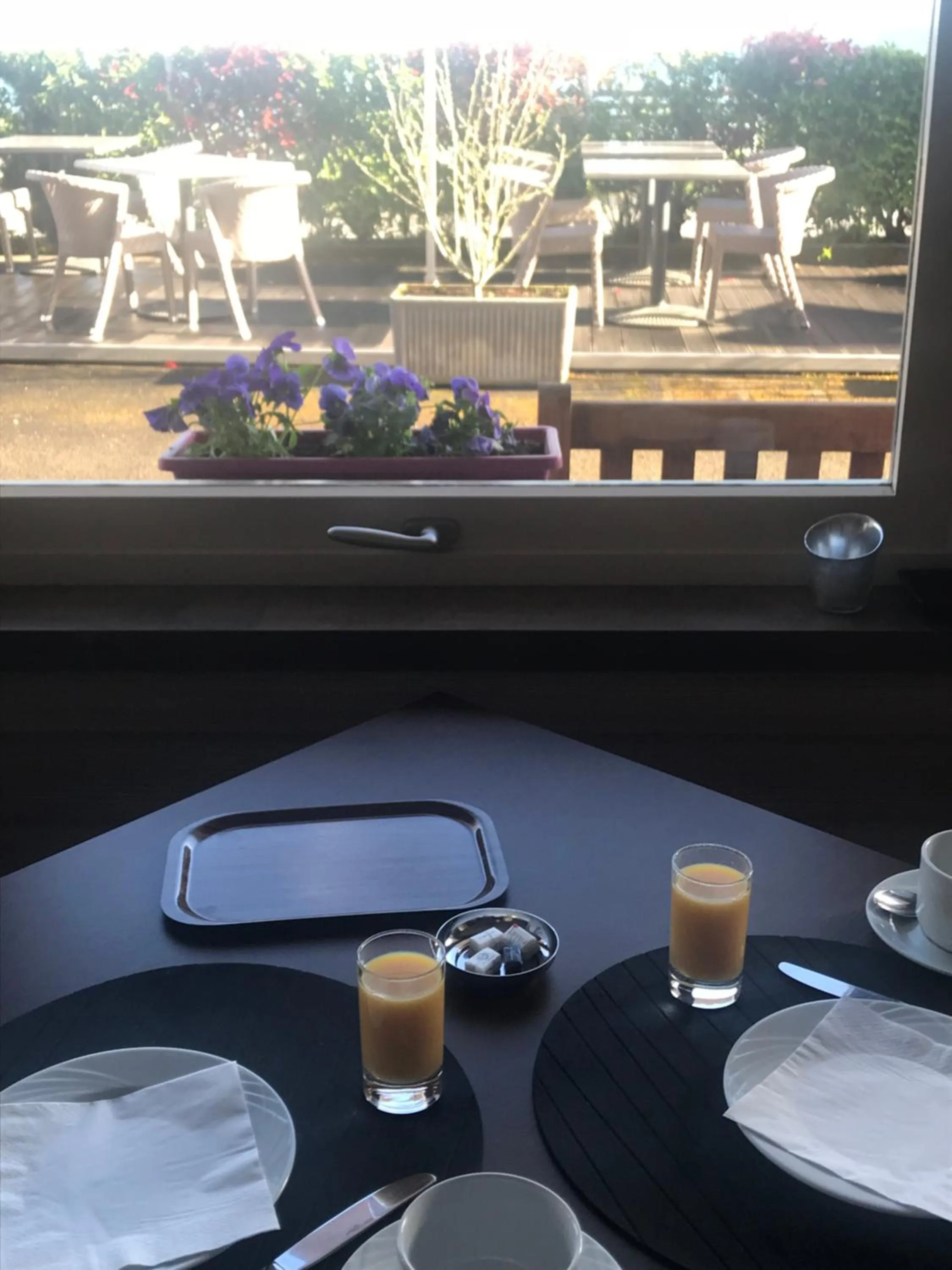 Buffet breakfast in Hôtel Restaurant le Panorama