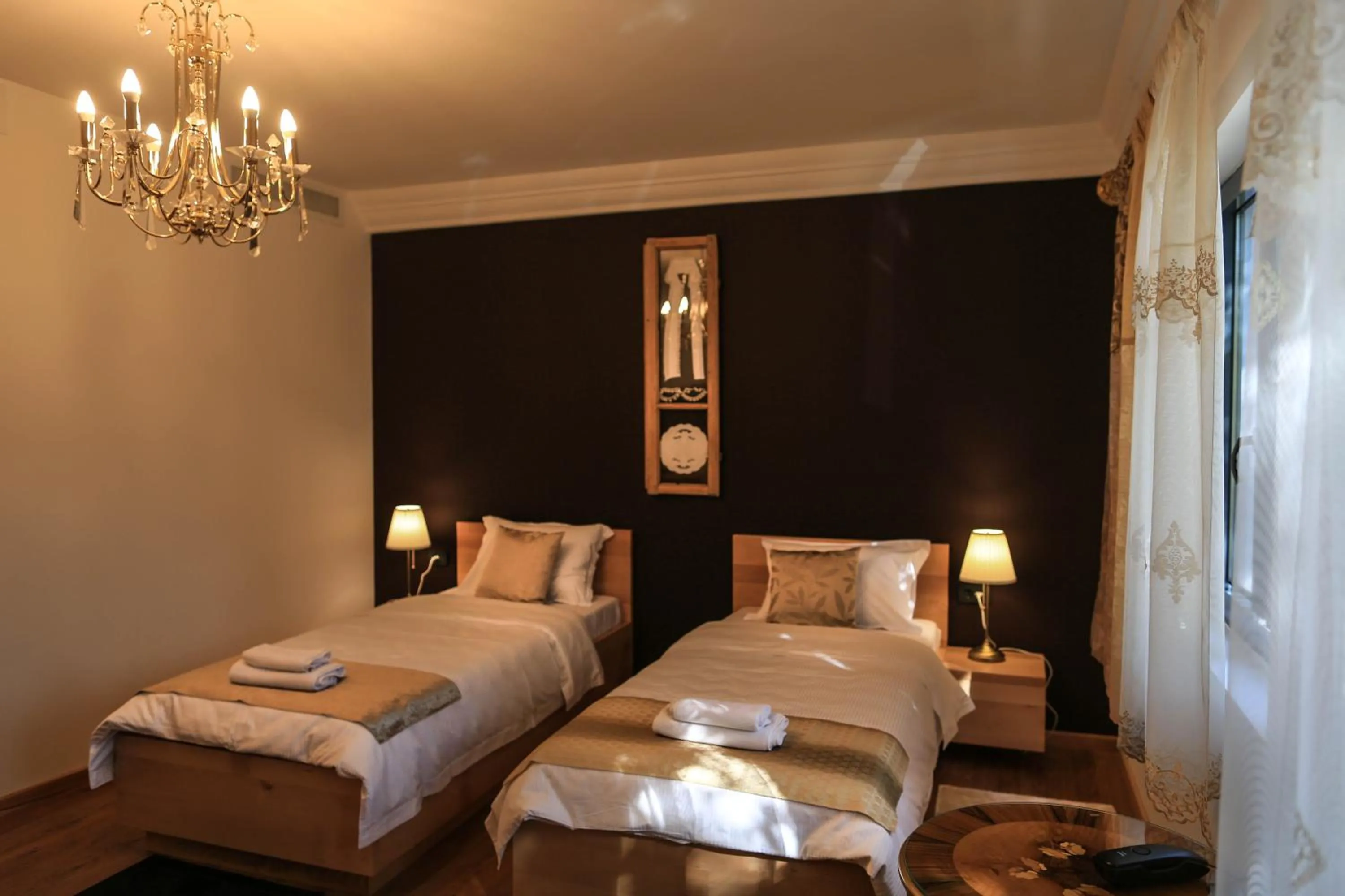 Bed in GARNI HOTEL ATRIUM