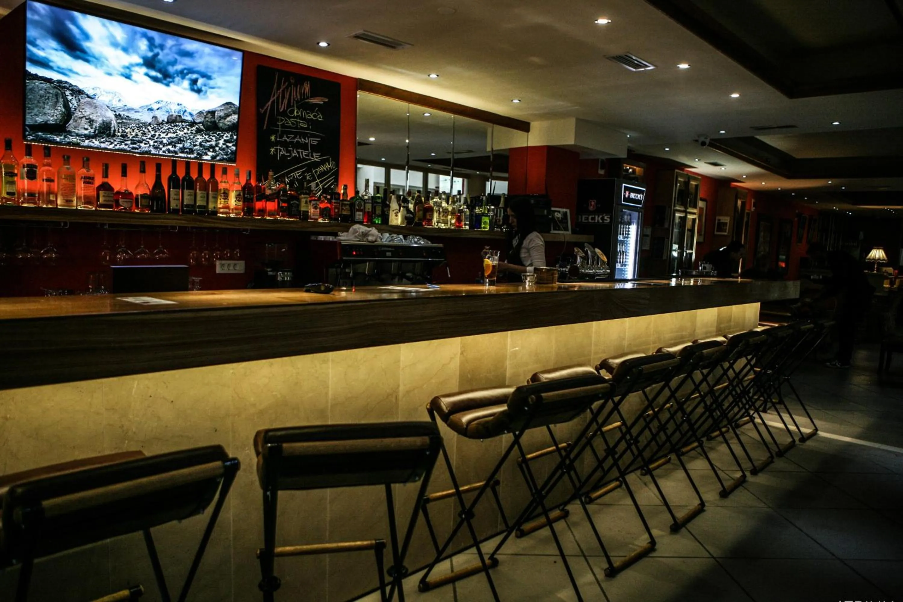 Lounge or bar in GARNI HOTEL ATRIUM