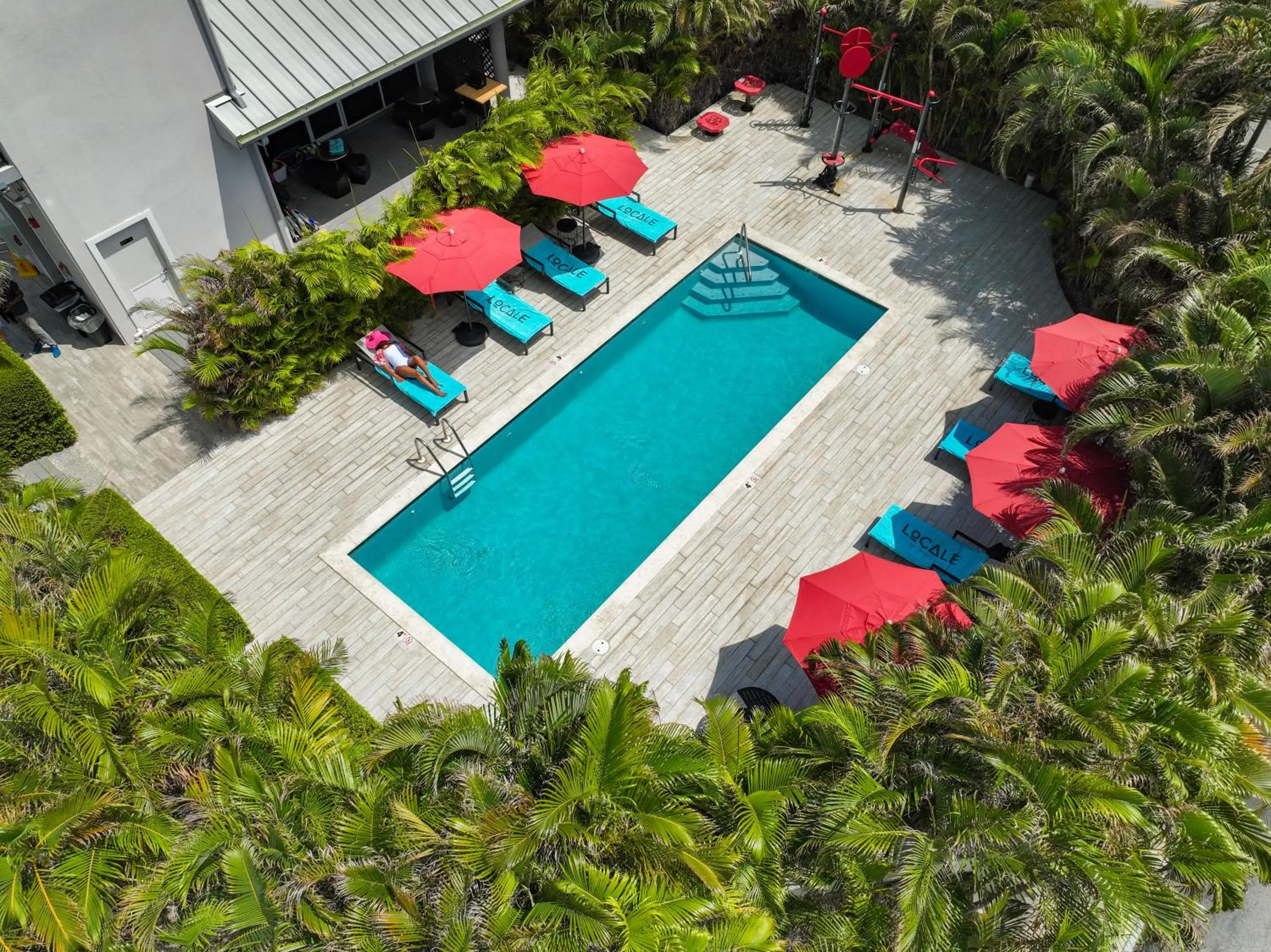 Patio in The Locale Hotel Grand Cayman