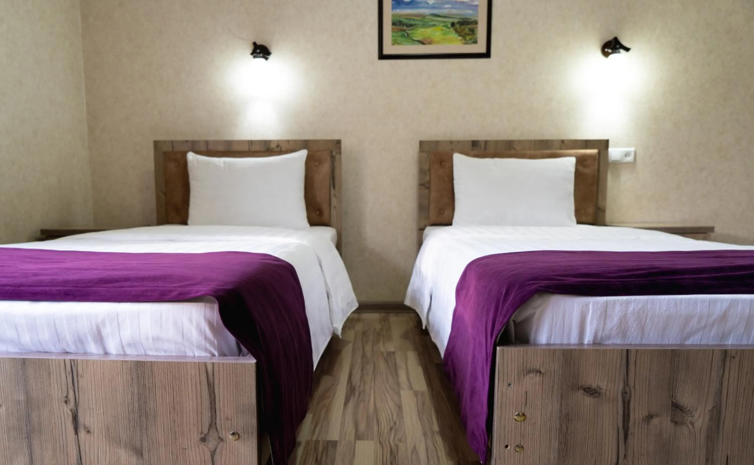 Bed in TOURIST INN hotel