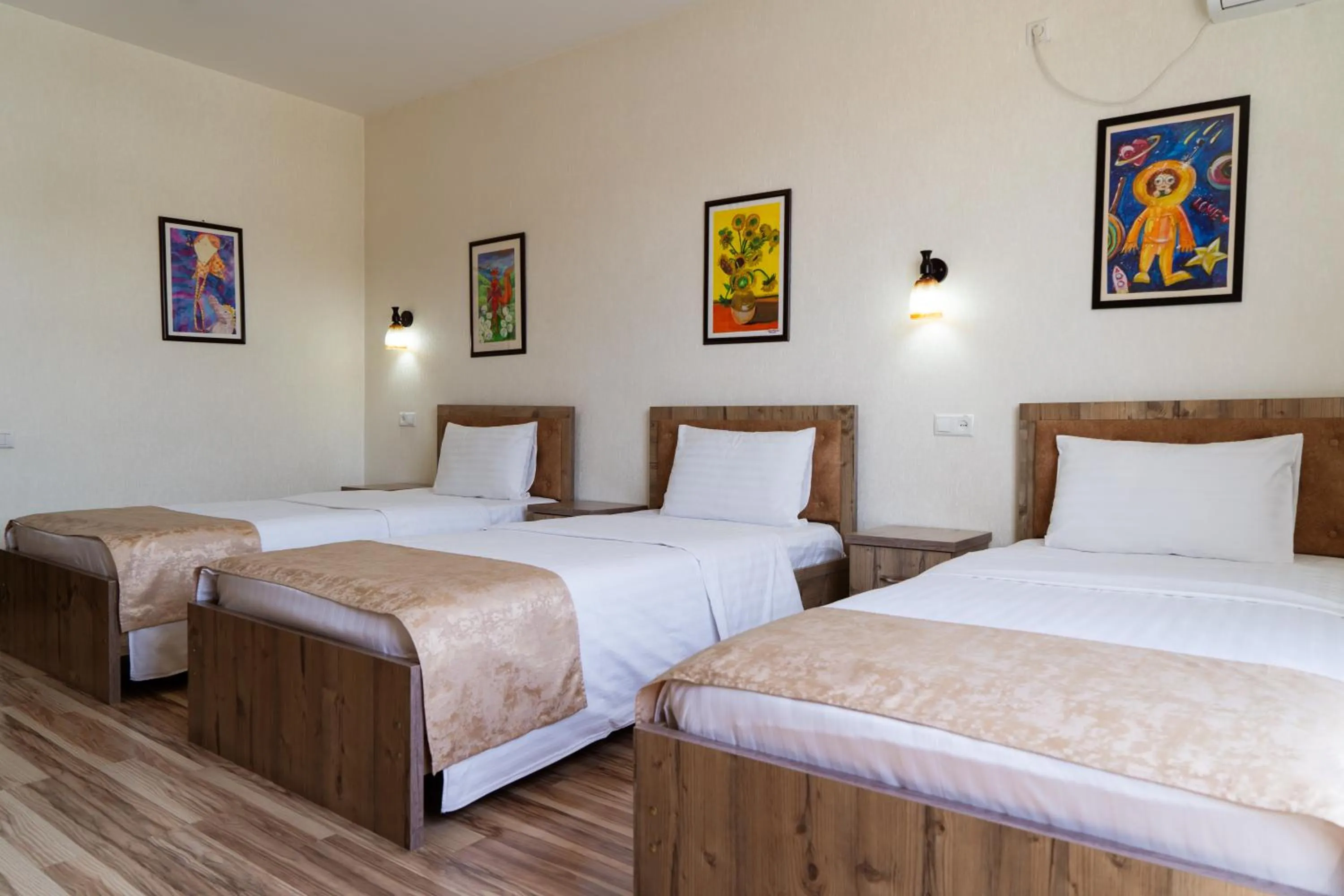 Bed in TOURIST INN hotel