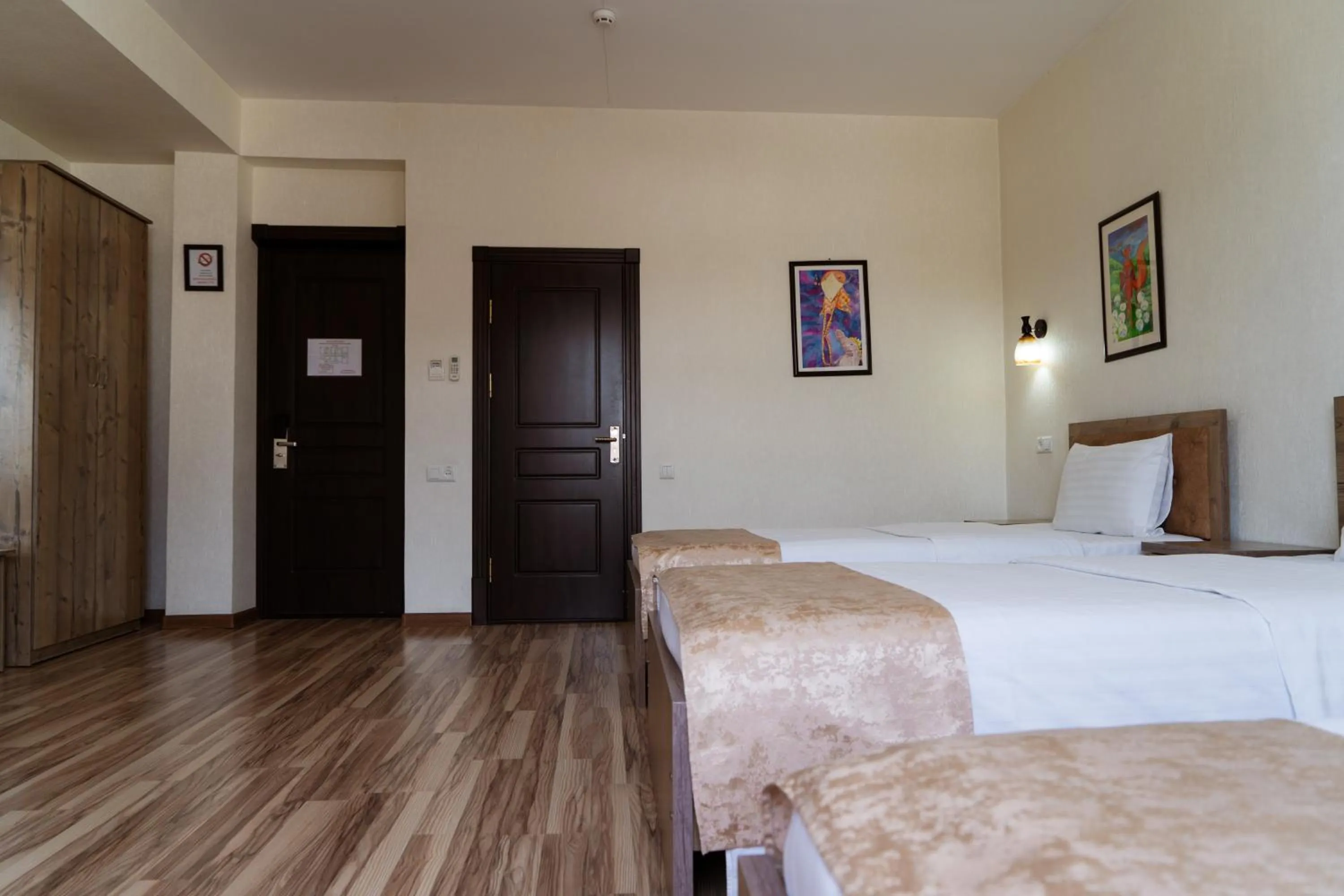 Bed in TOURIST INN hotel