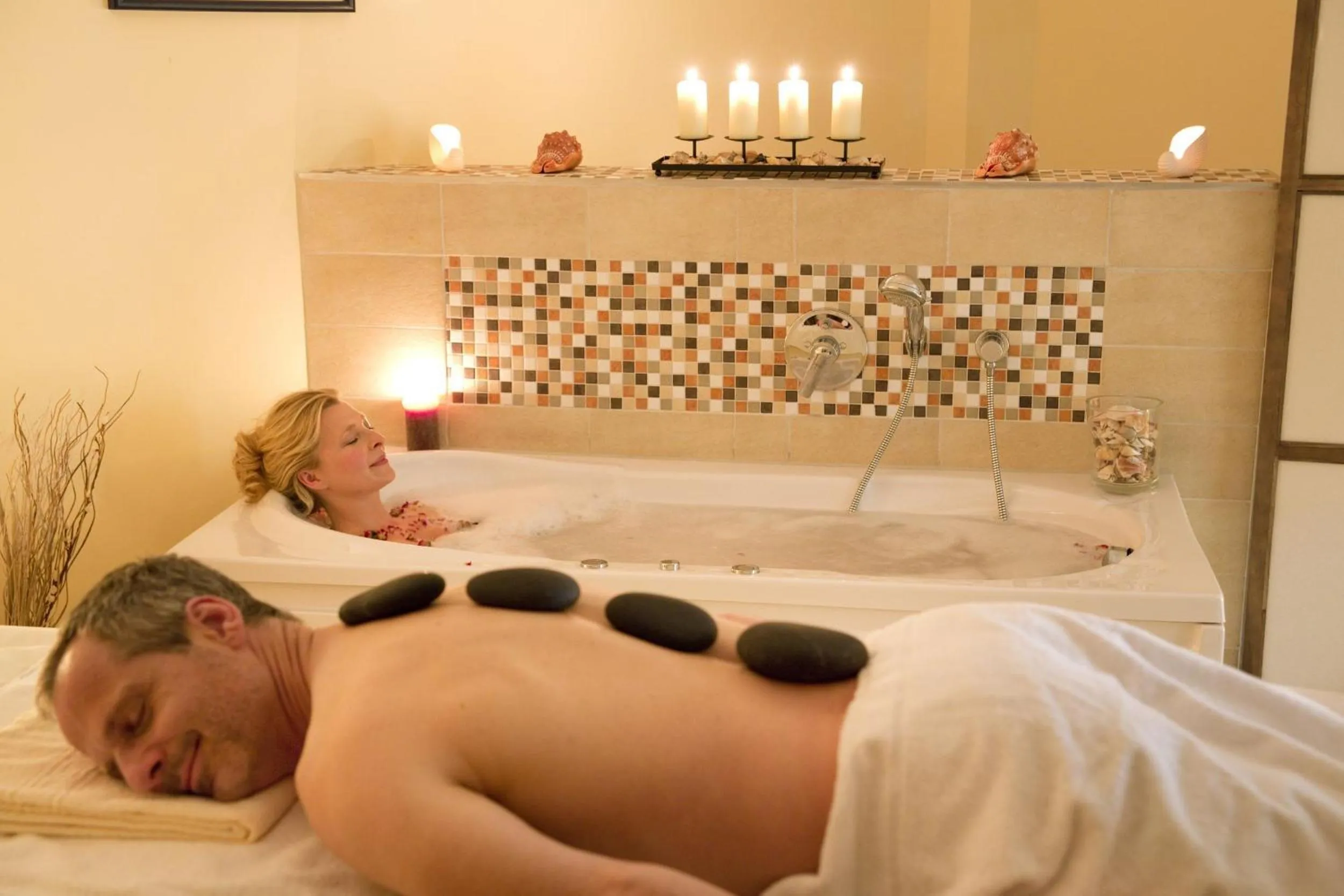 Spa and wellness centre/facilities in Aparthotel Seepanorama