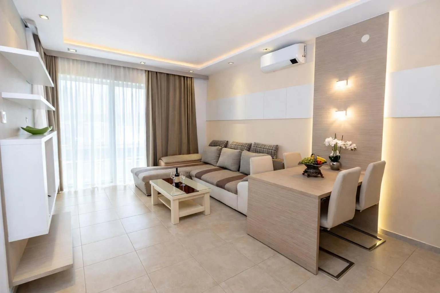 Bed in Hotel Butua Residence