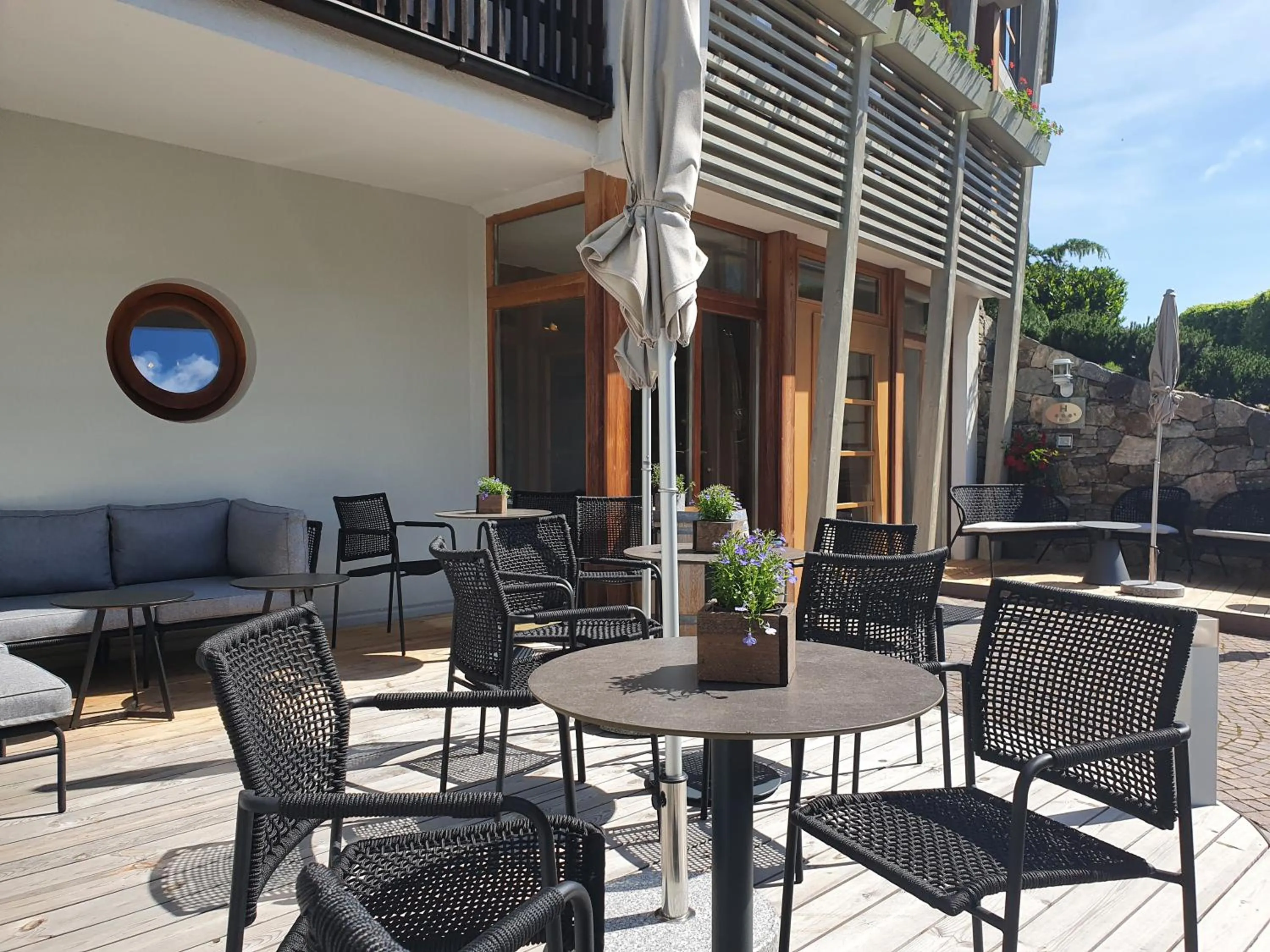 Balcony/Terrace in Natur Pur Hotel Unterpichl