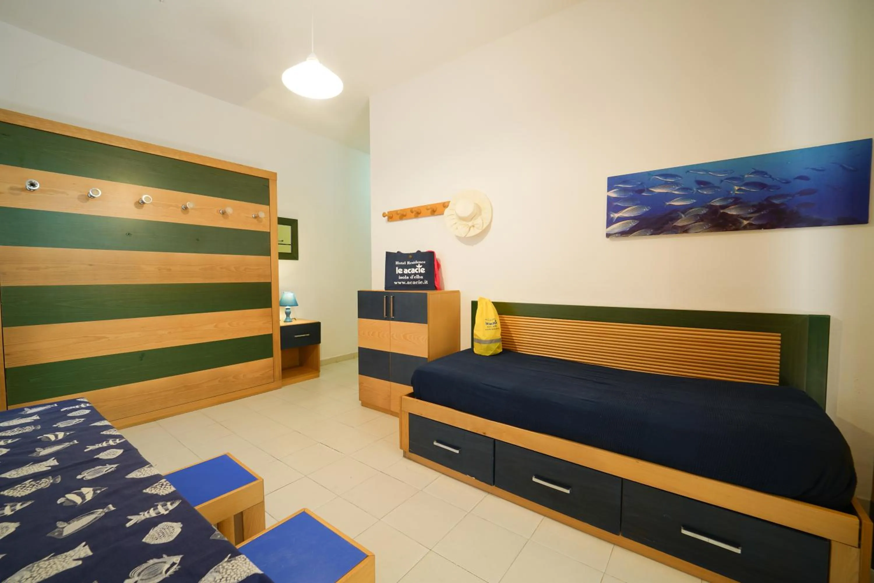 Photo of the whole room, Bed in Residence Le Acacie