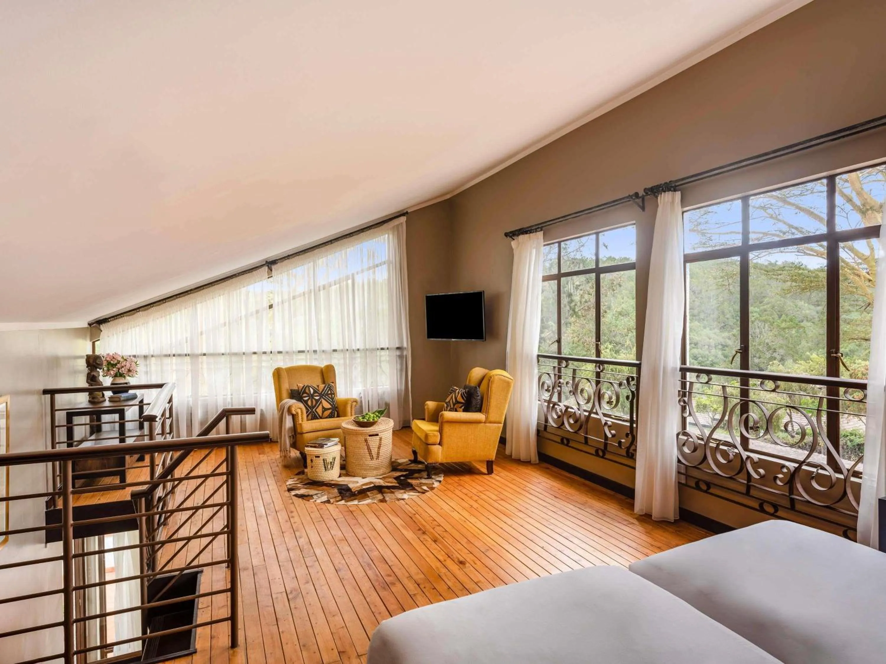 Bedroom in Fairmont Mount Kenya Safari Club