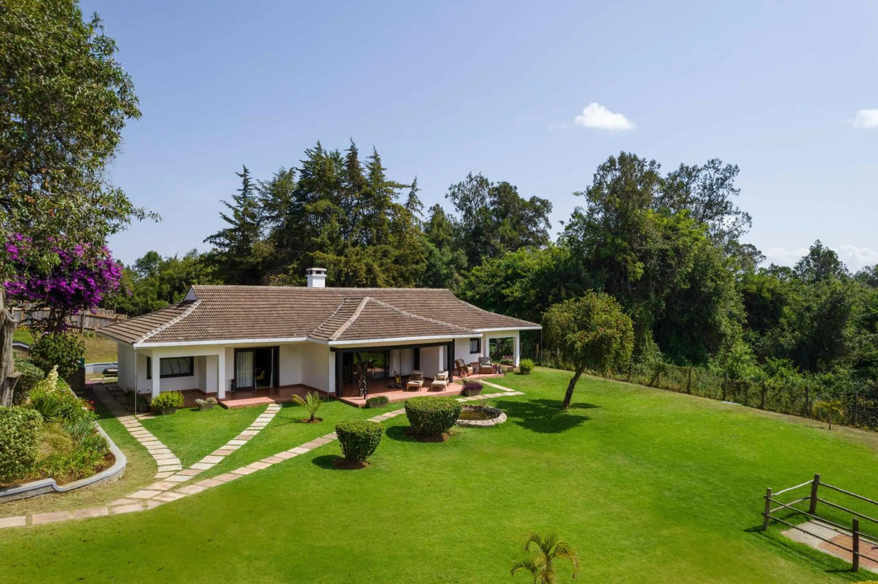 Natural landscape in Fairmont Mount Kenya Safari Club