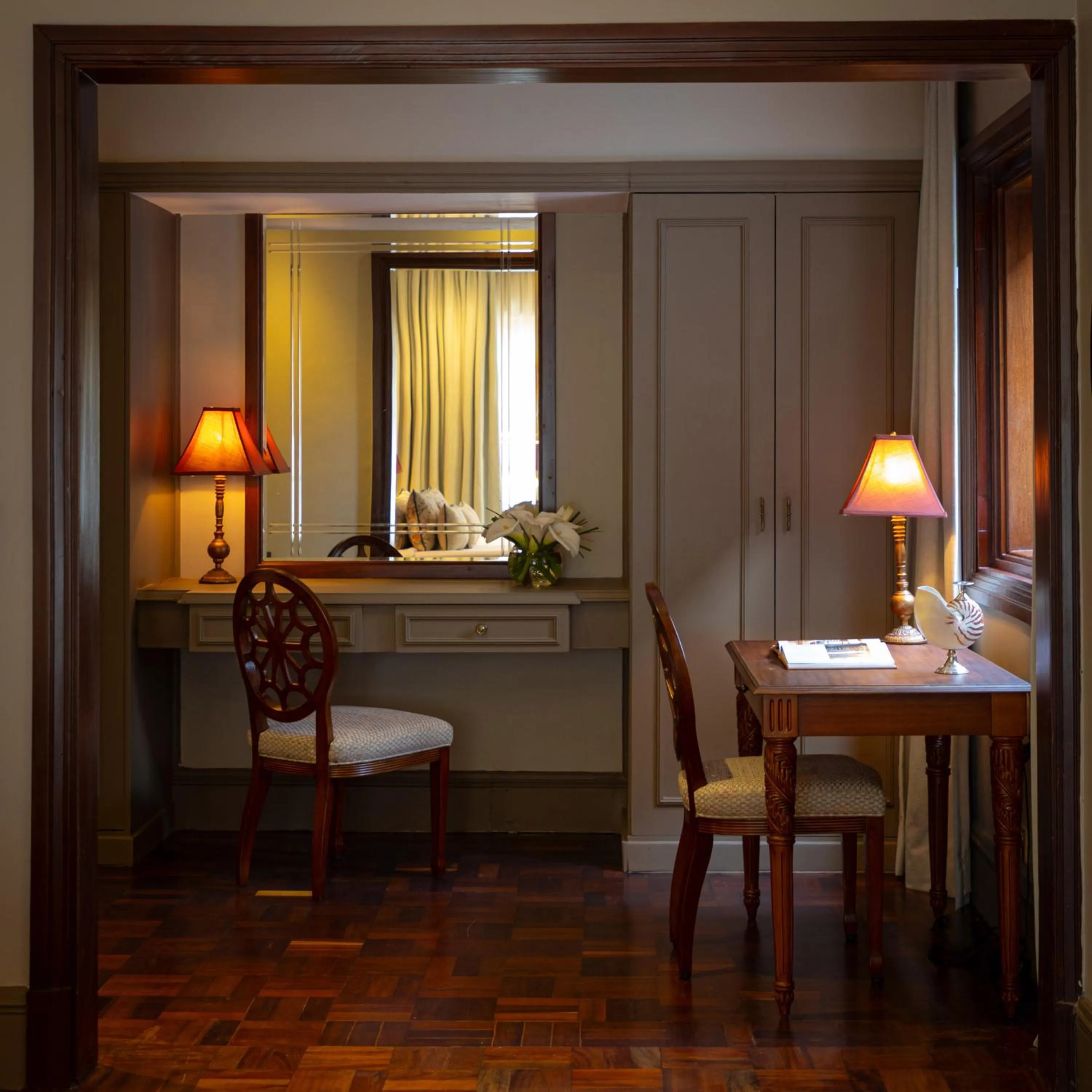Seating area in Fairmont Mount Kenya Safari Club