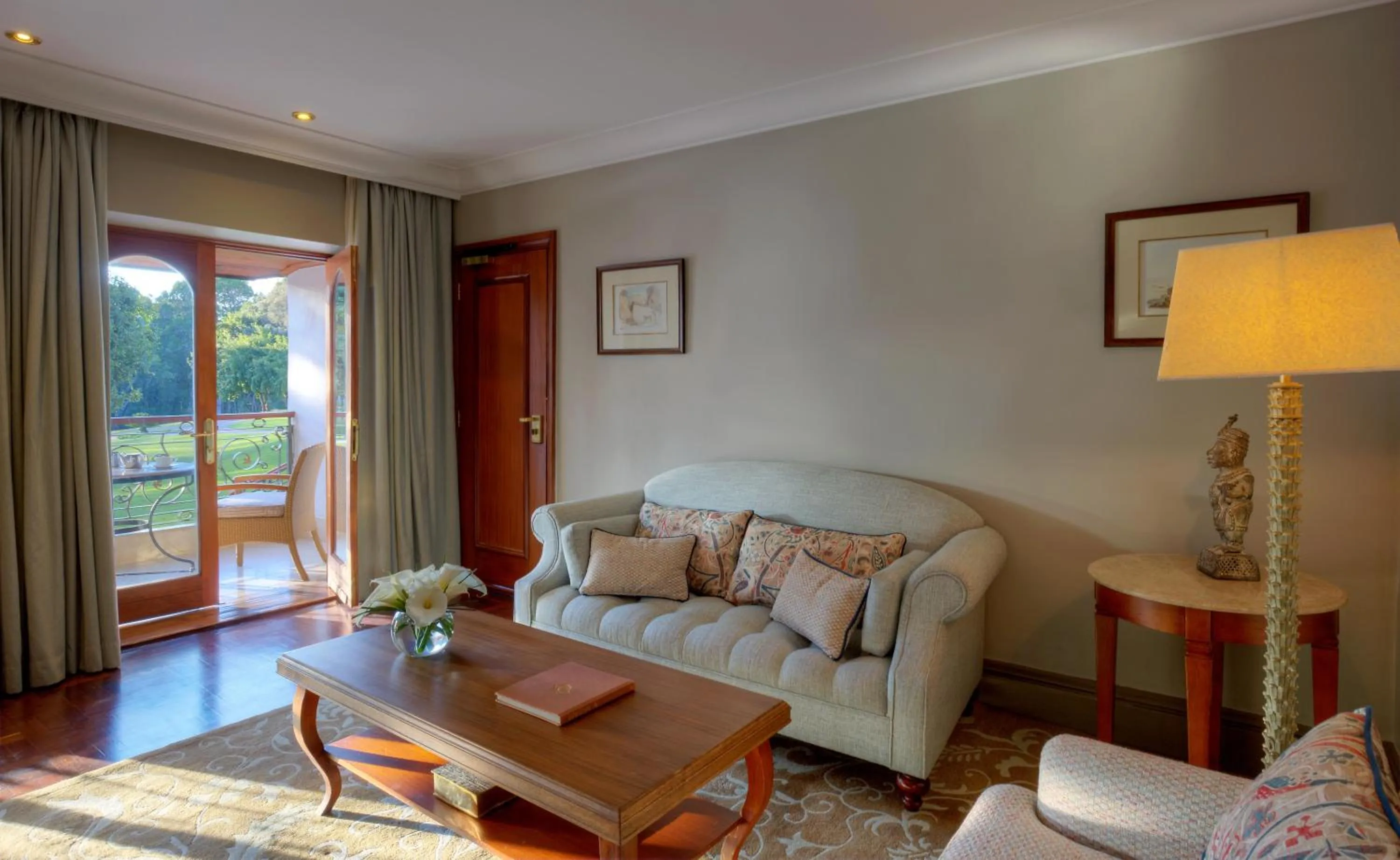 Living room in Fairmont Mount Kenya Safari Club