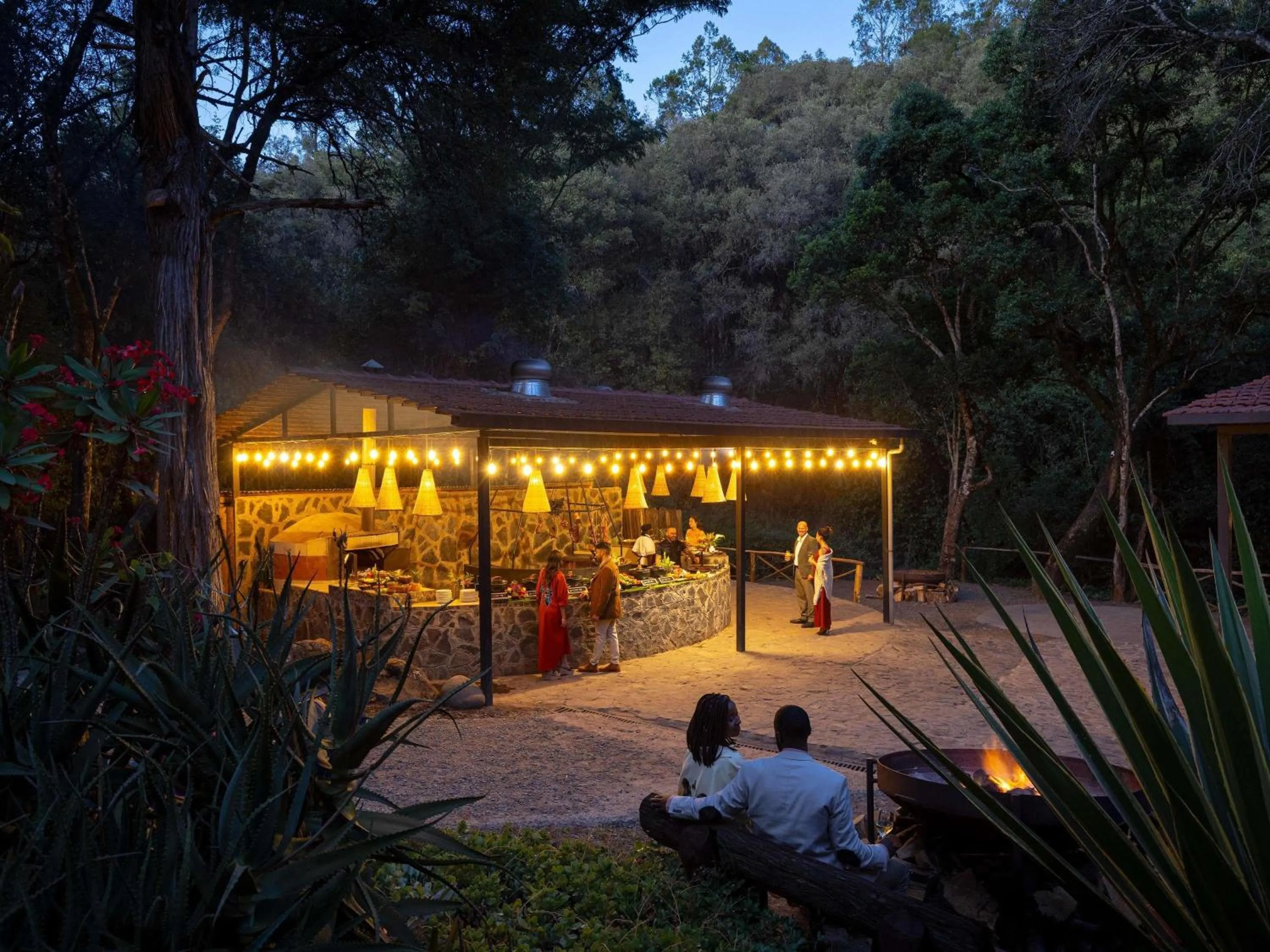 Restaurant/places to eat in Fairmont Mount Kenya Safari Club