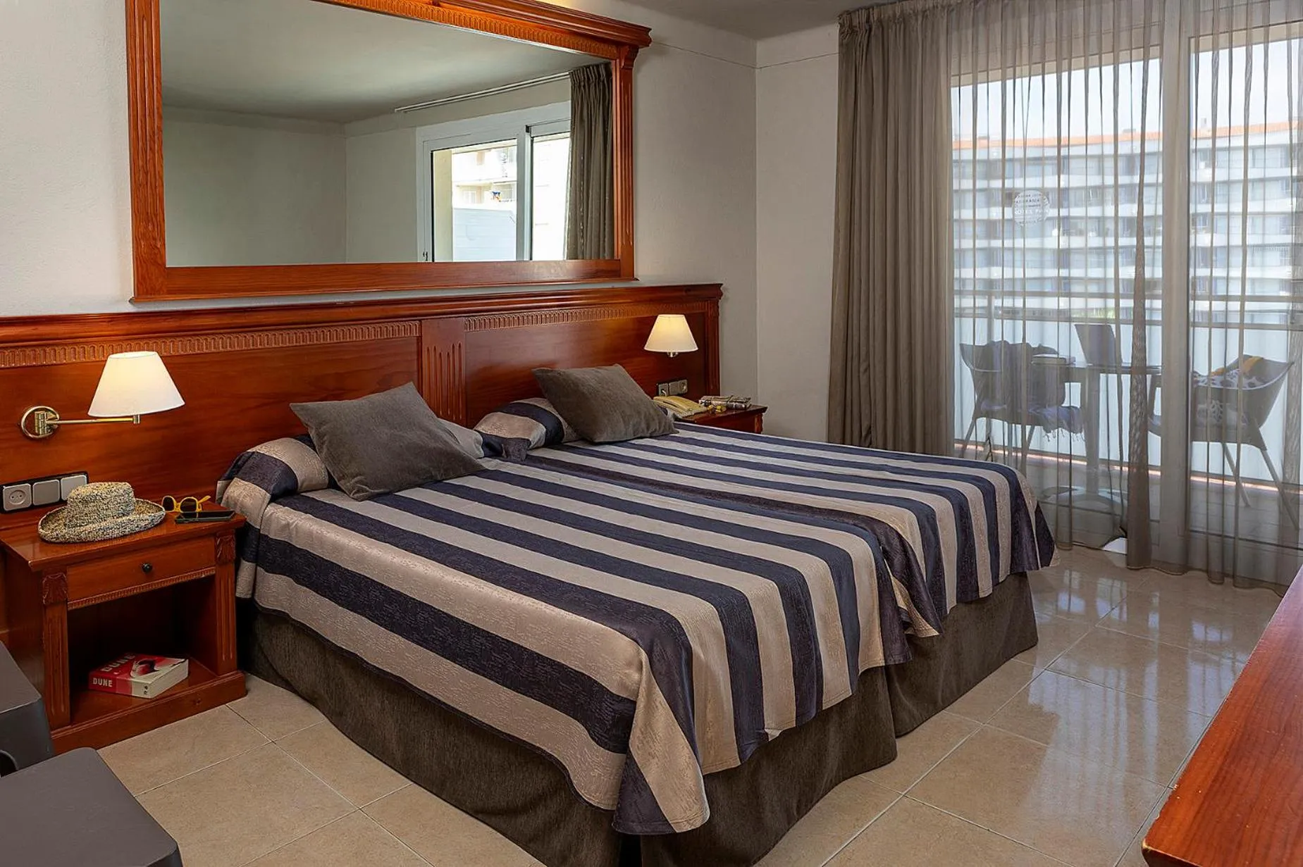 Bed in Hotel Panorama