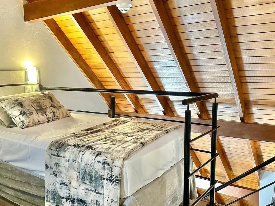 Bed in Hotel Glamour da Serra