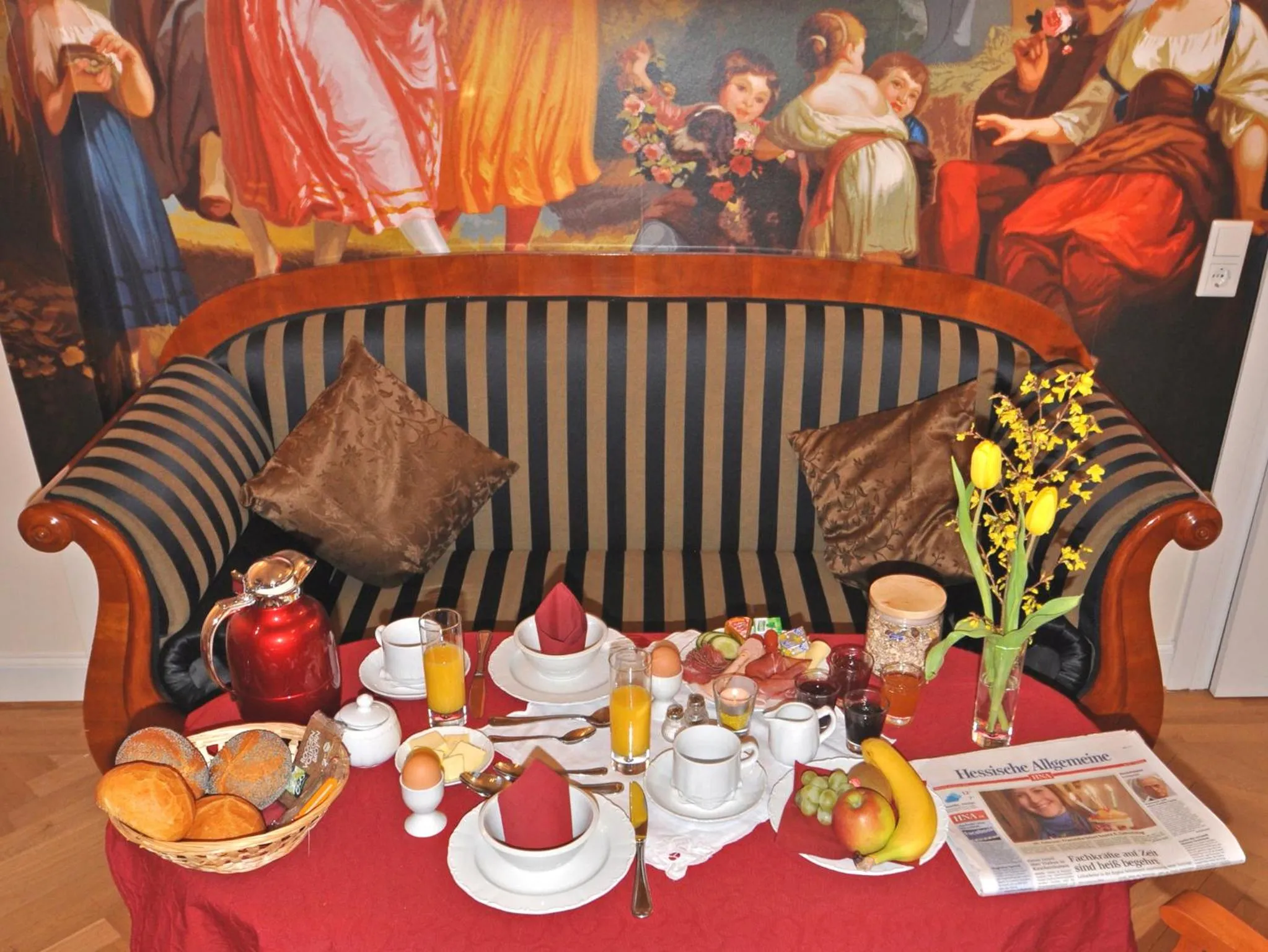 Breakfast in Villa Andante Apartmenthotel