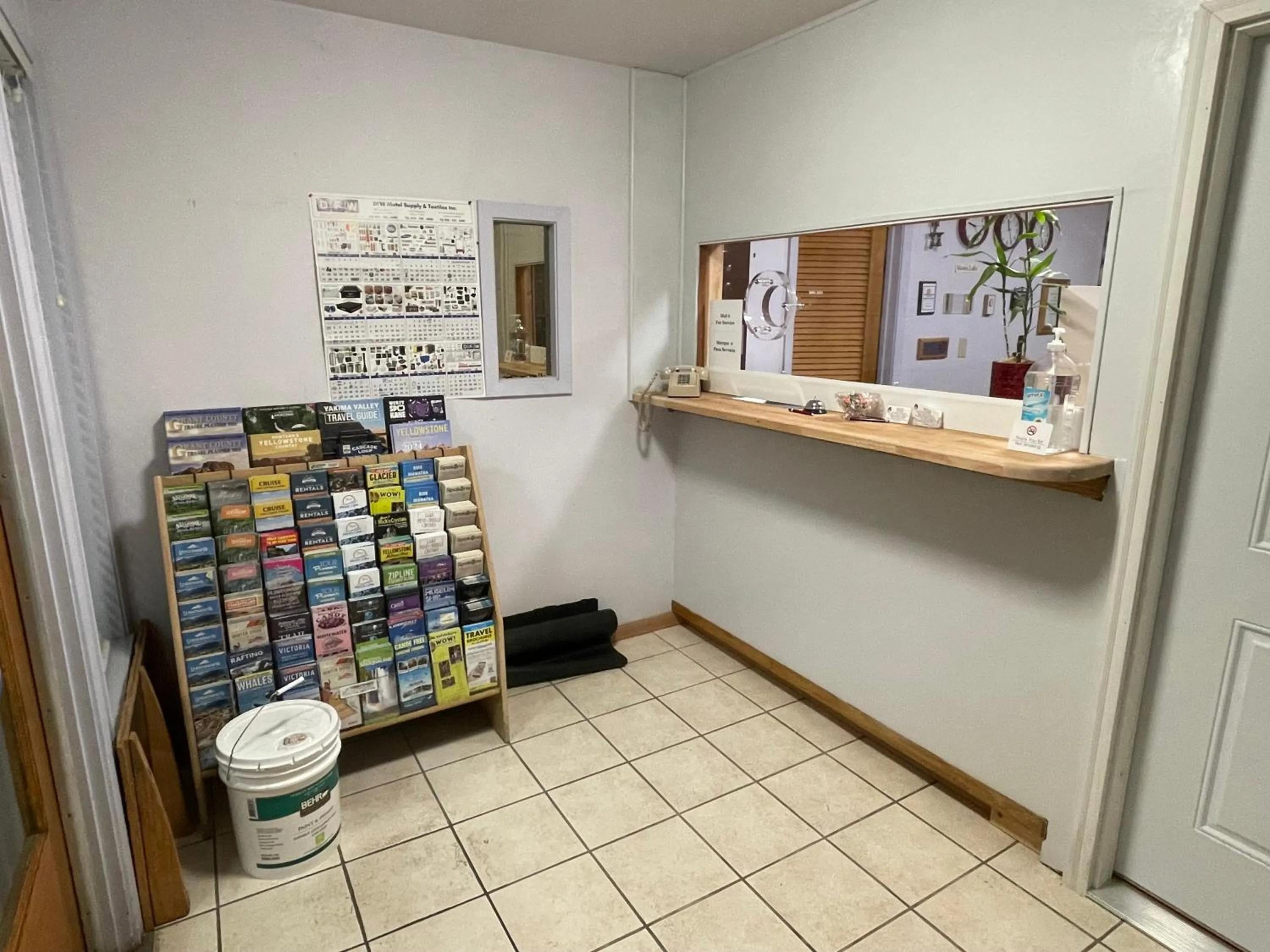 Lobby or reception in Motel Oasis