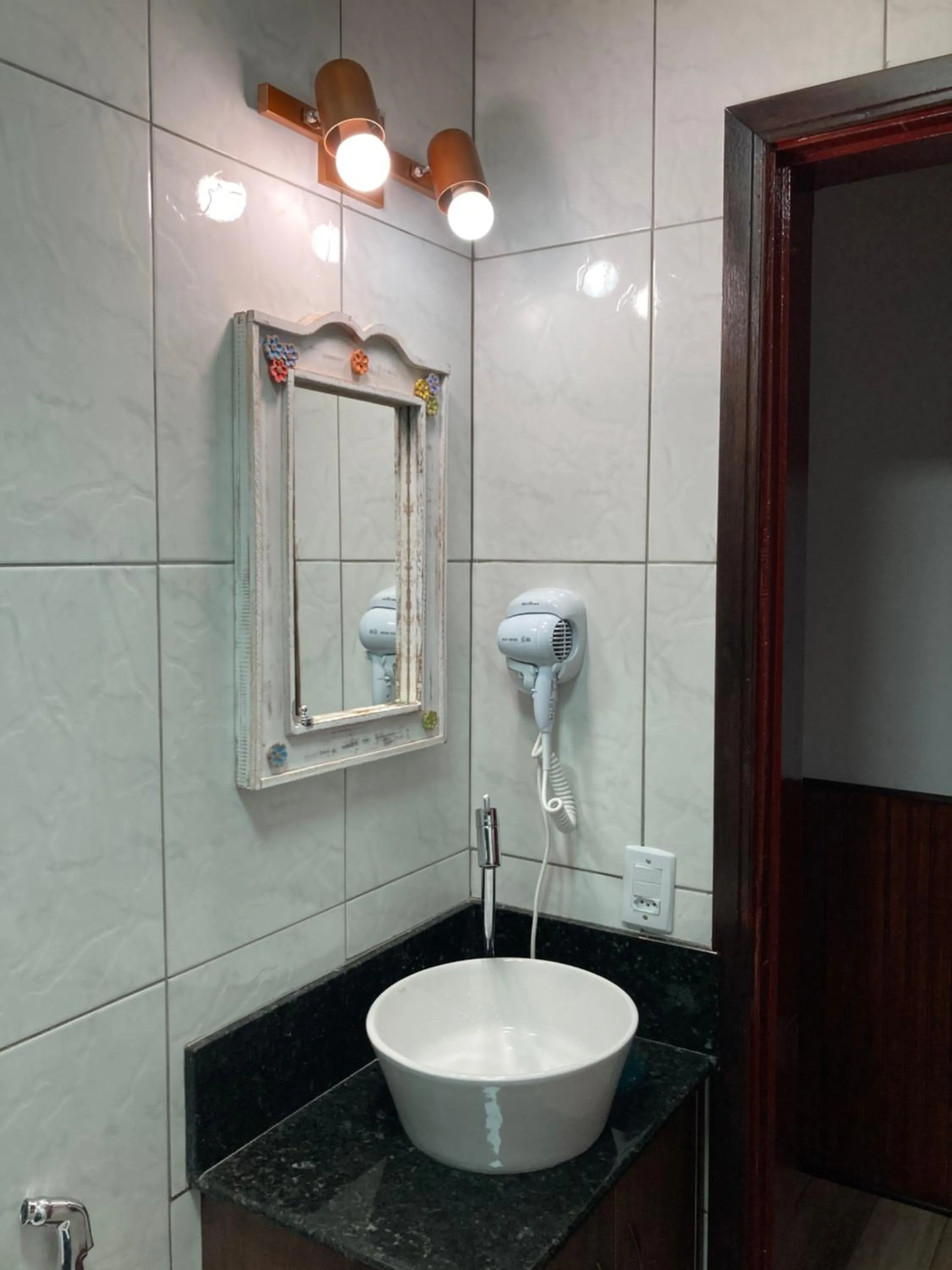 Bathroom in Chalé Dumont Pousadinha