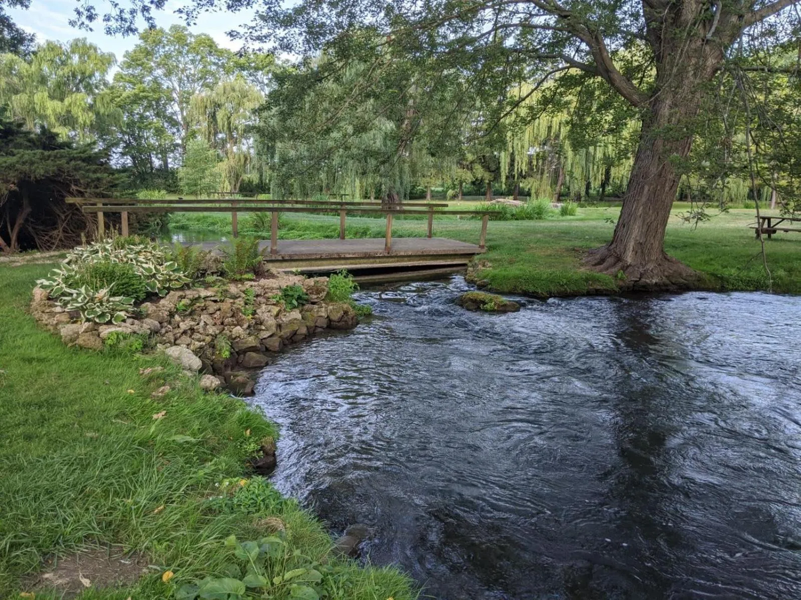 Garden in Farrell House Lodge at Sunnybrook Trout Club