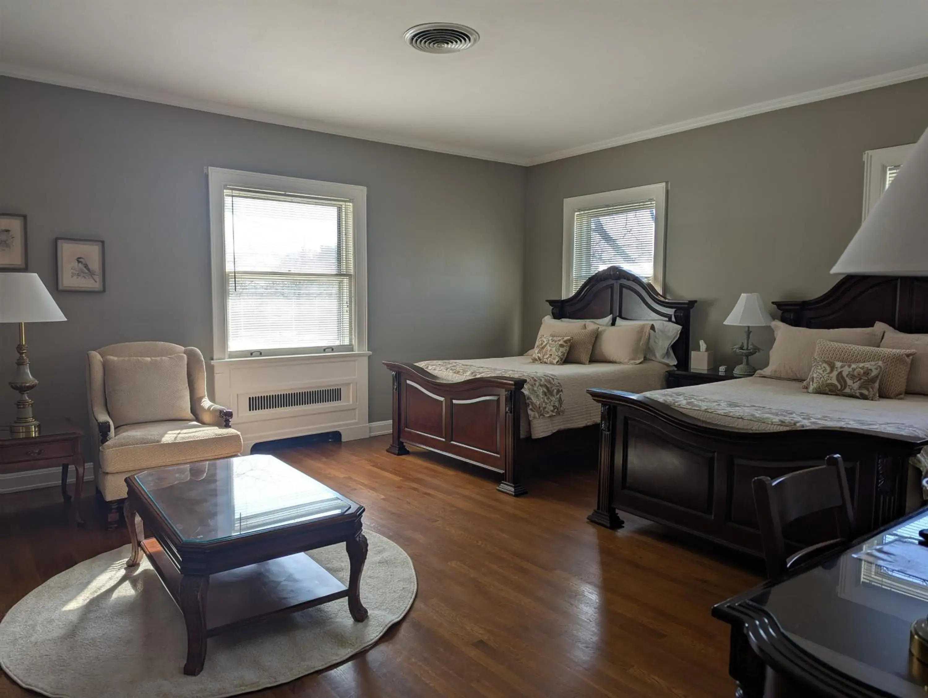 Deluxe Queen Room with Two Queen Beds in Farrell House Lodge at Sunnybrook Trout Club Deluxe Queen Room with Two Queen Beds in Farrell House Lodge at Sunnybrook Trout Club