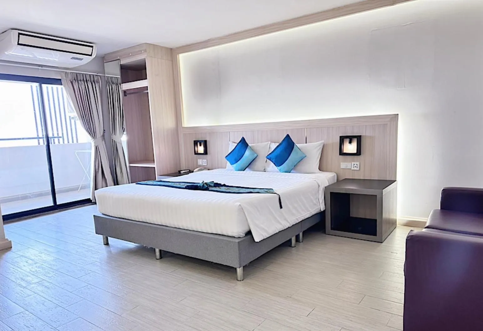 Patio, Bed in O2 Luxury Hotel