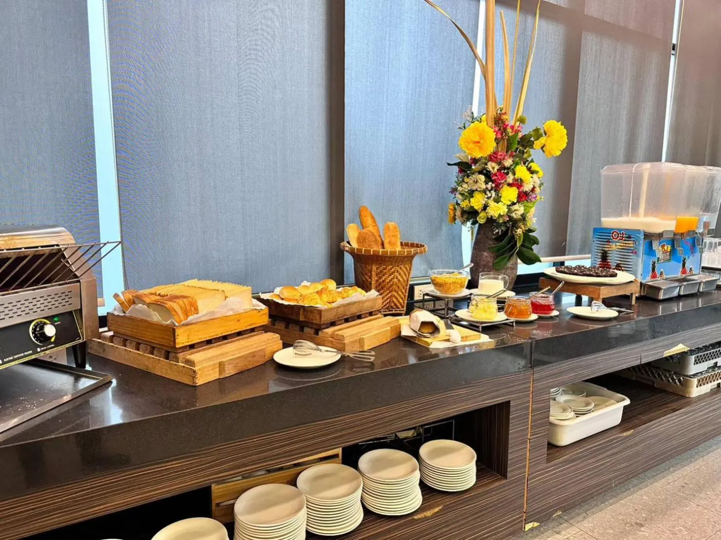 Buffet breakfast in O2 Luxury Hotel