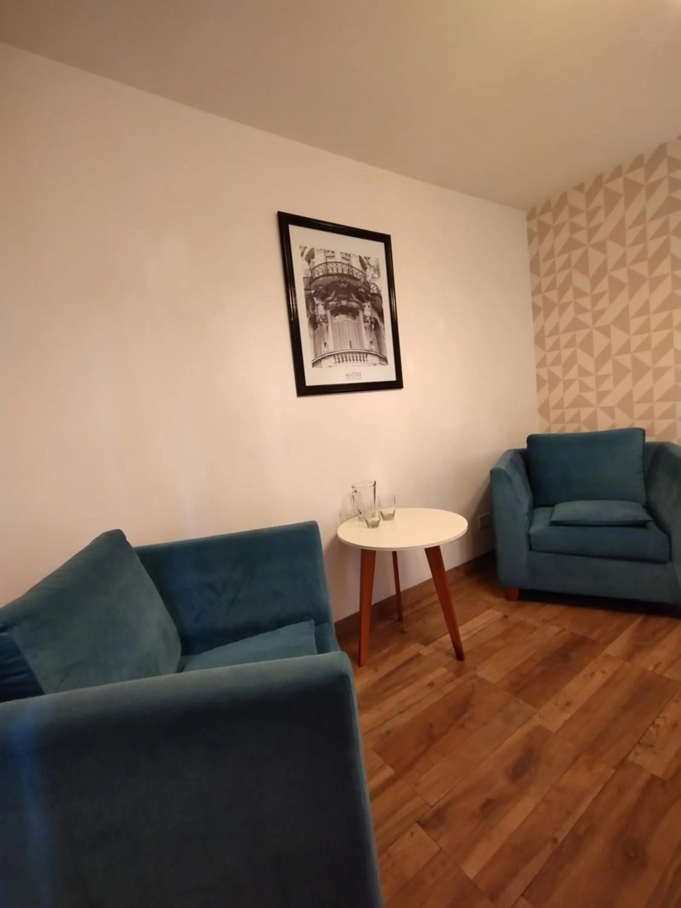 Seating area in Maitre Hotel Boutique