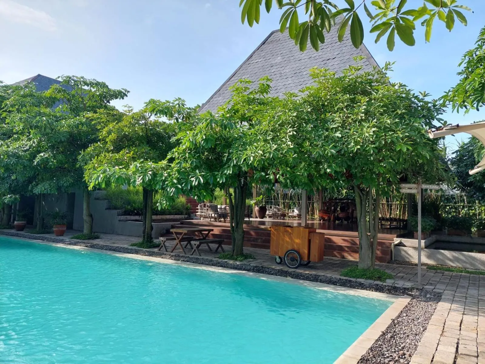 Garden in Ayom Java Village Solo