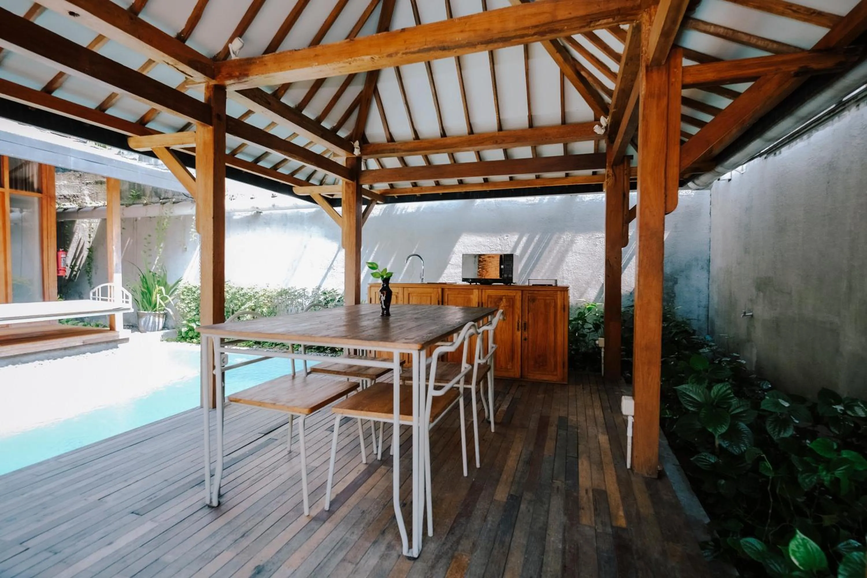 Balcony/Terrace in Ayom Java Village Solo