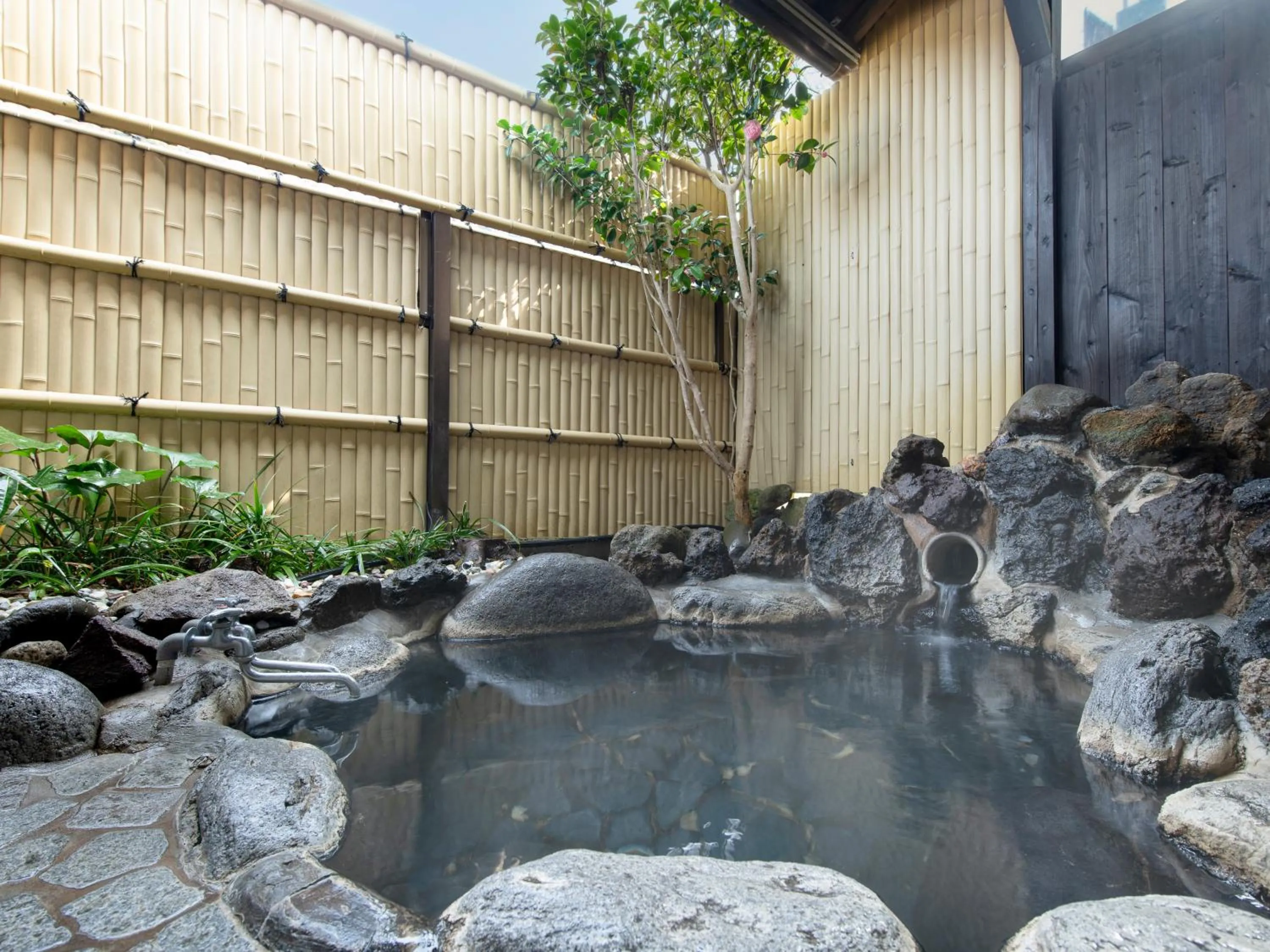 Open Air Bath in Sanso Matsuya