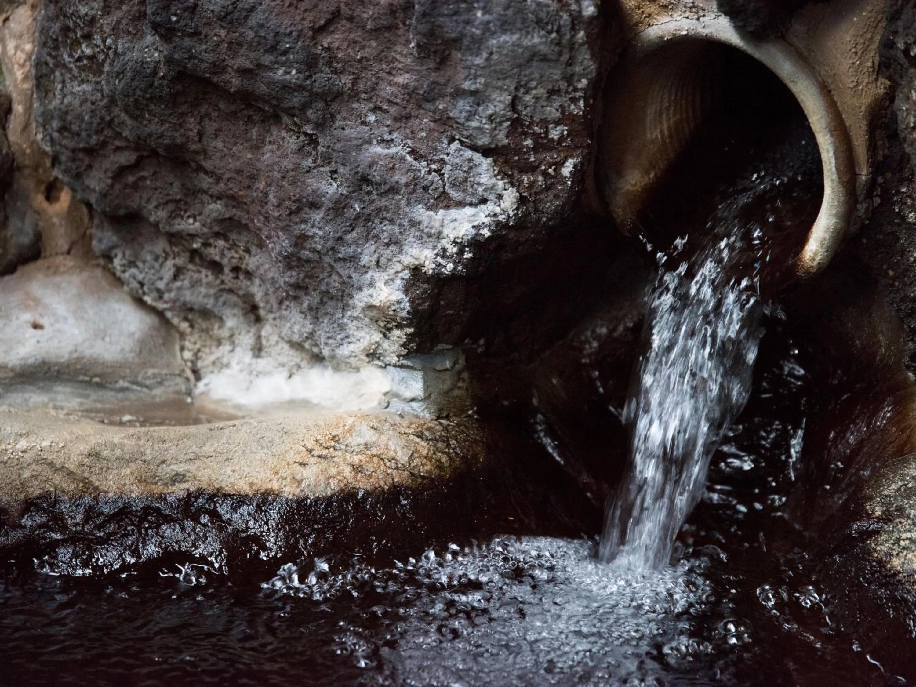 Hot Spring Bath in Sanso Matsuya